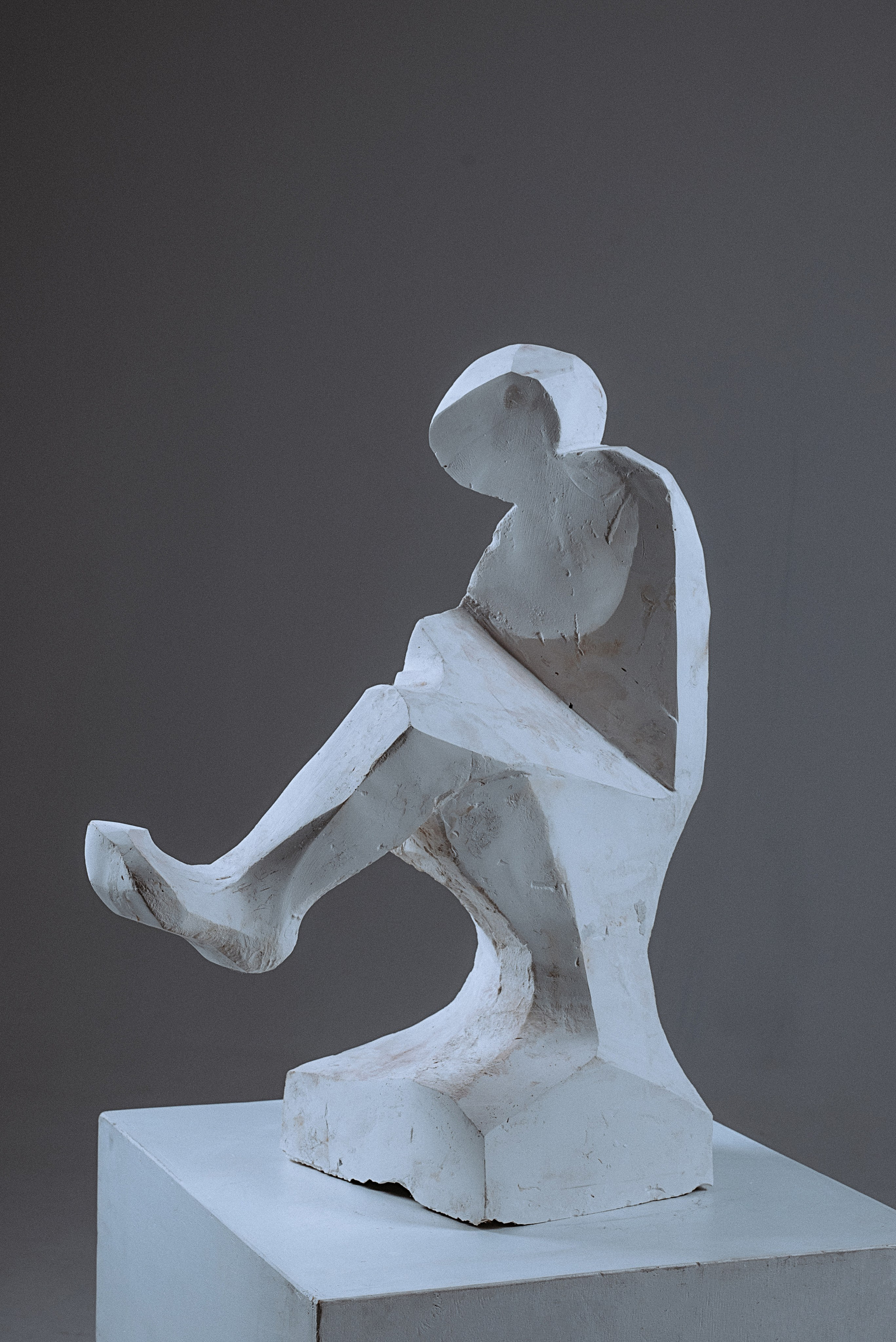 Скульптура "Мальчик", 2023 год, гипс 60*30*45