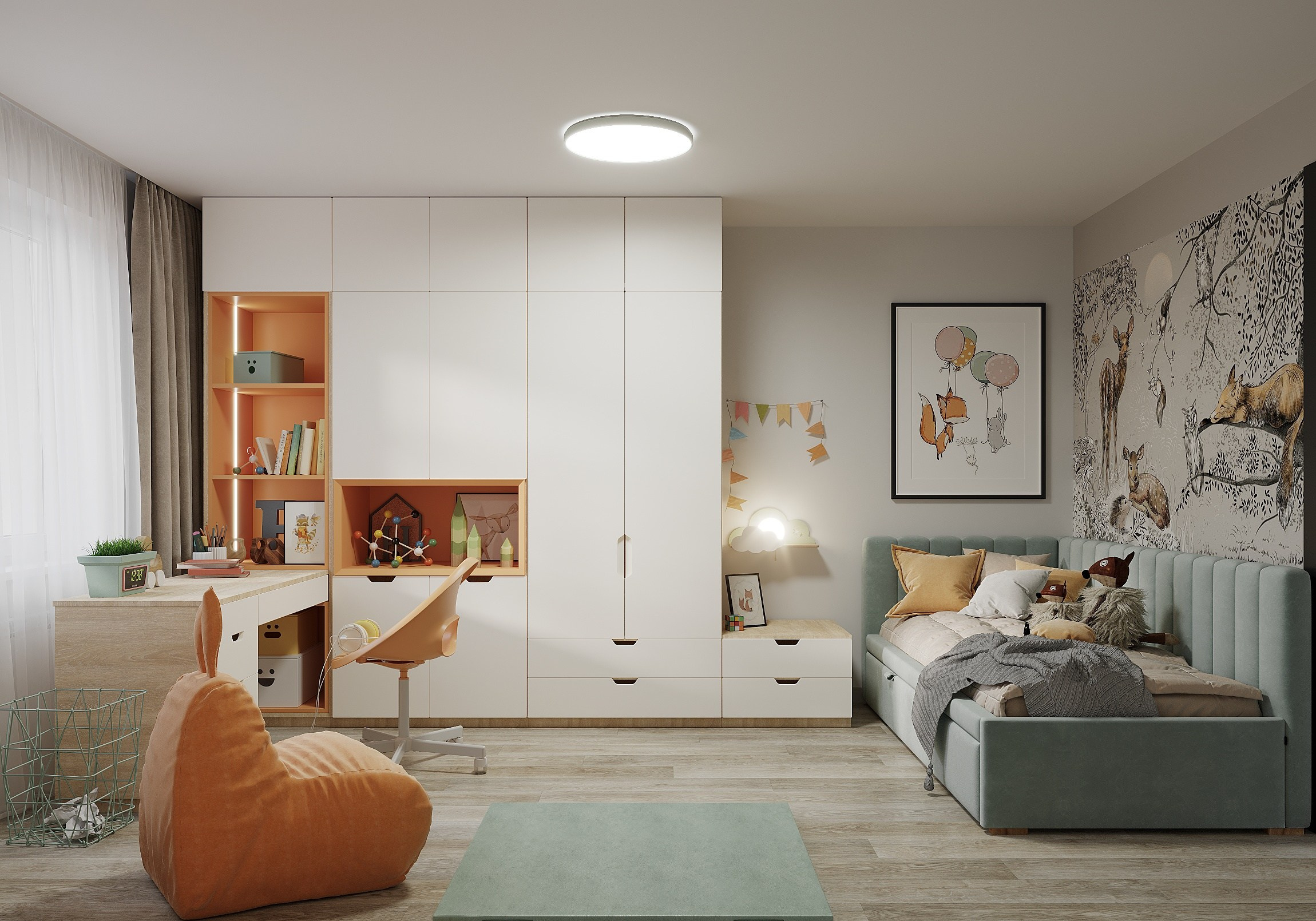 Квартира 75 м², Садовые Кварталы, г. Старый Оскол. Студия дизайна