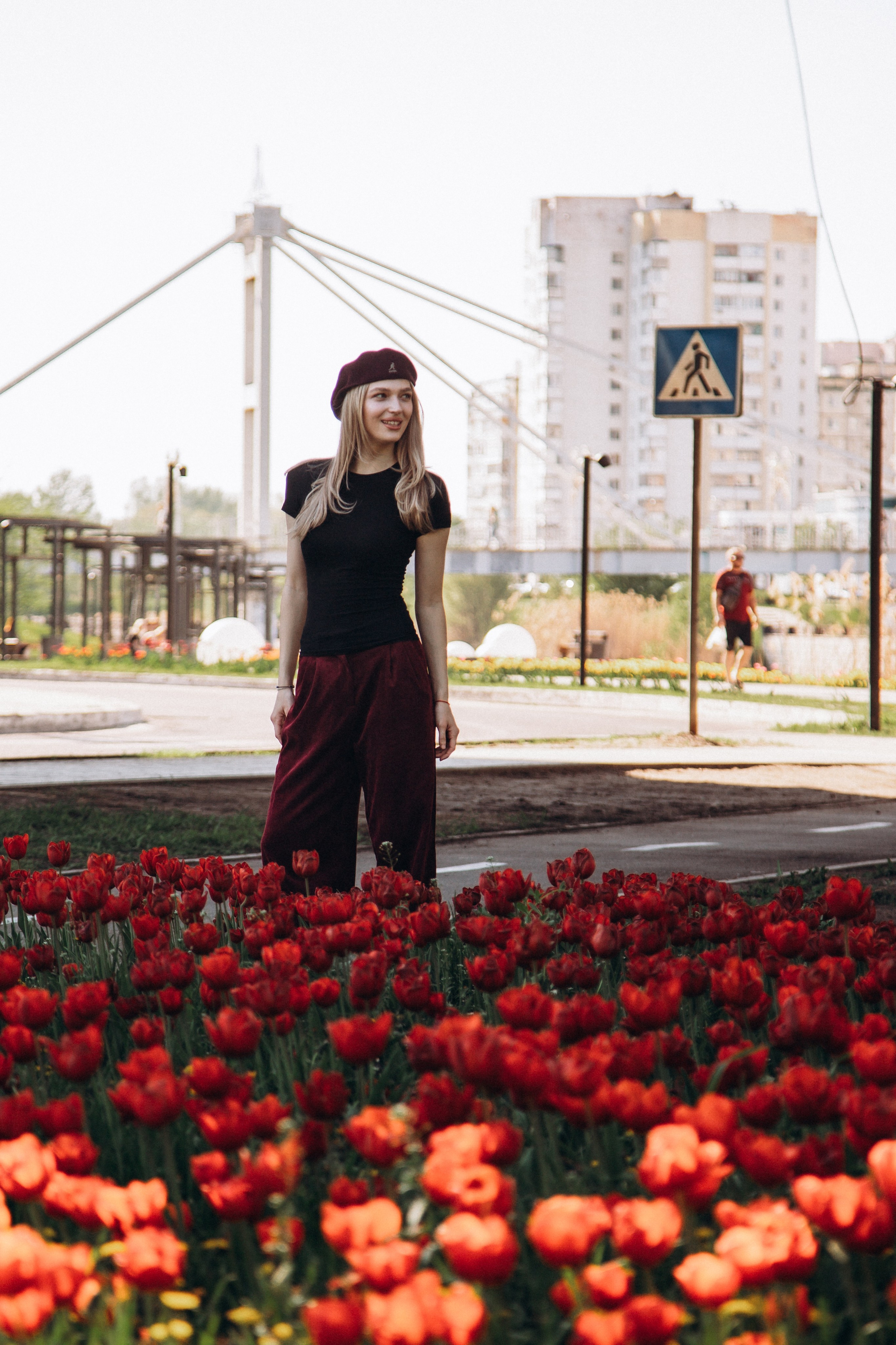 Ариша и тюльпаны. Фотограф Михайлова Анастасия | Белгород