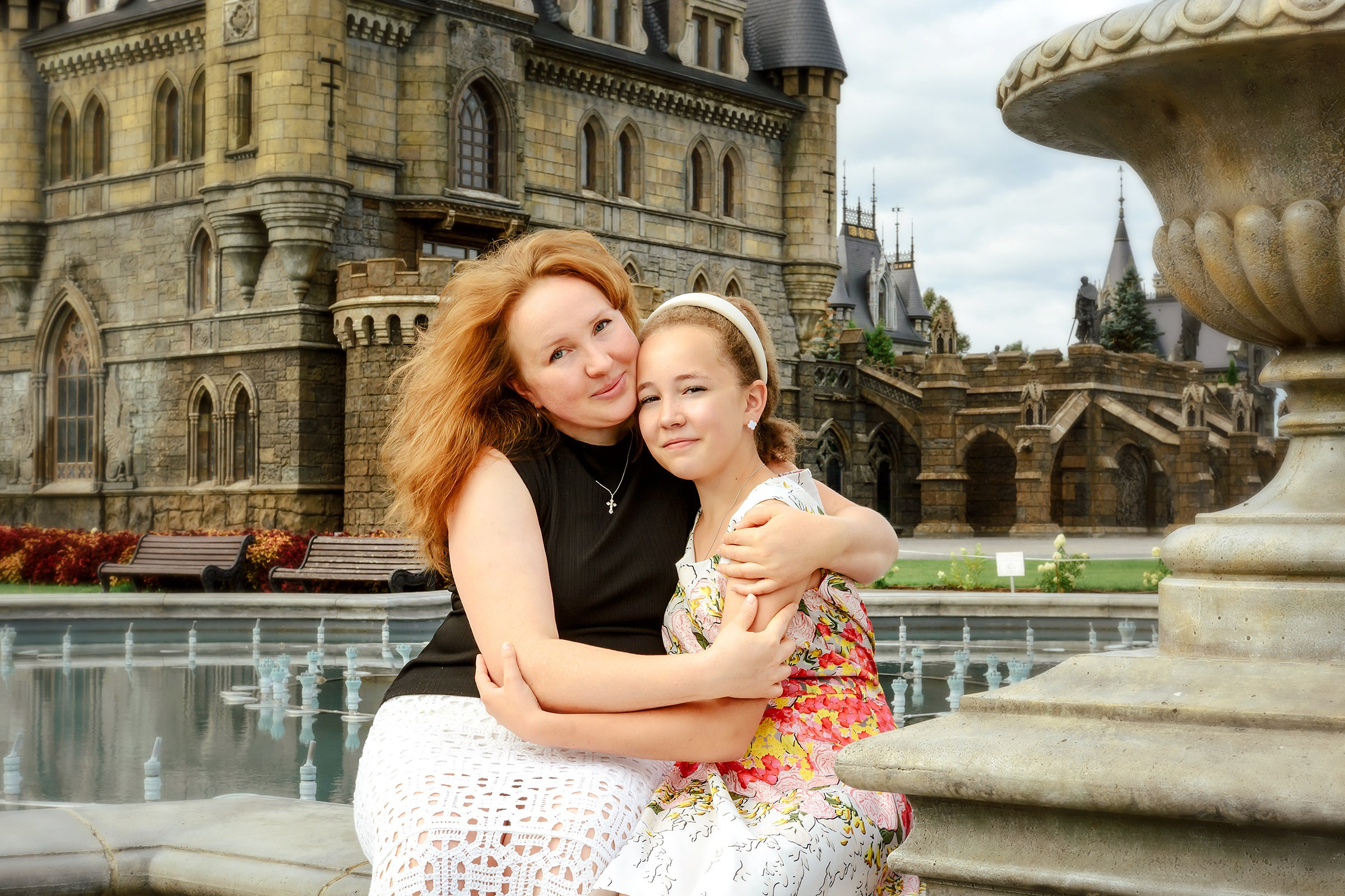 Семейная фотосессия у Замка Гарибальди. Фотограф Оксана Сафонова г. Тольятти