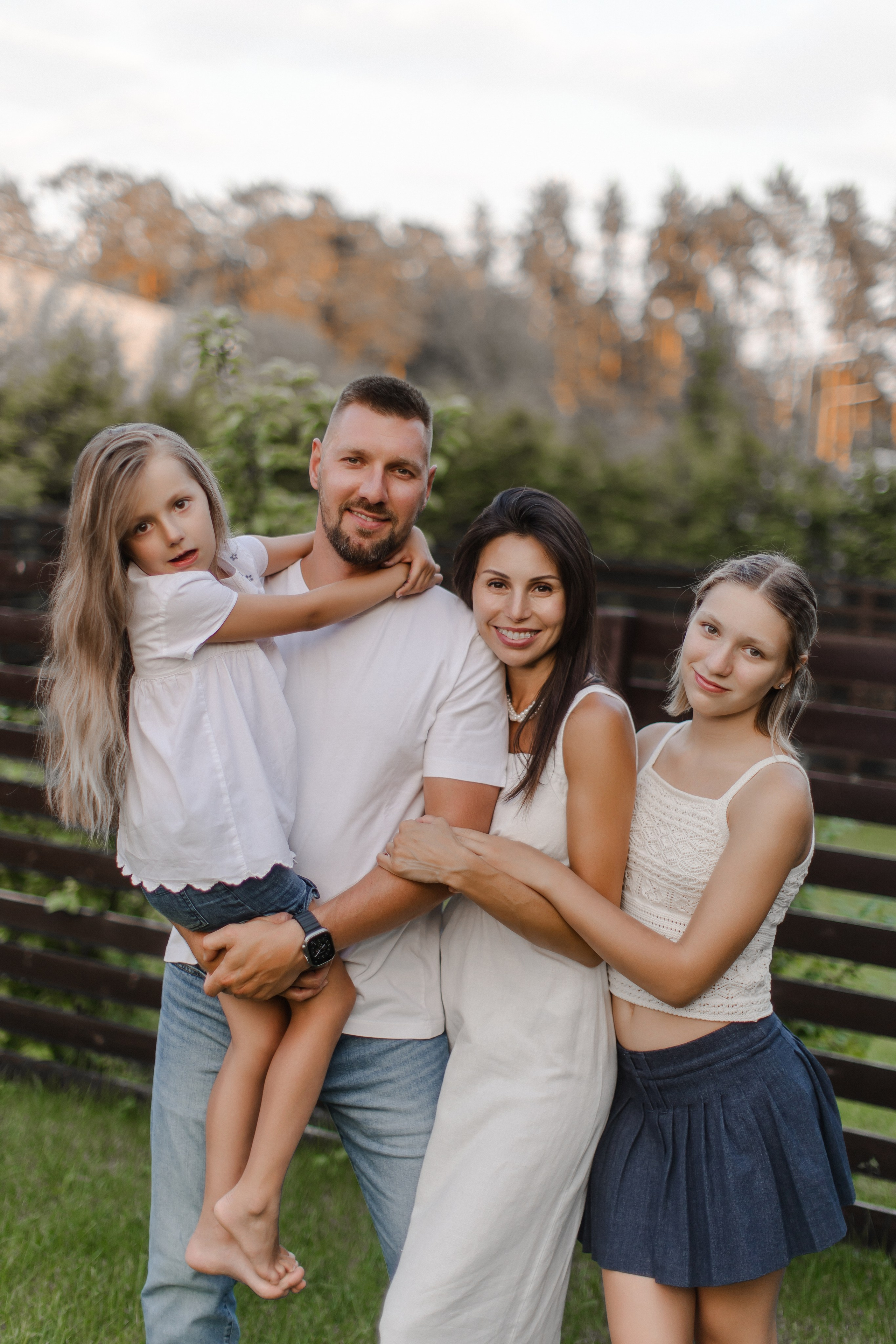 Оля с семьей. Семейный и детский фотограф в Москве Кузьмина Мария