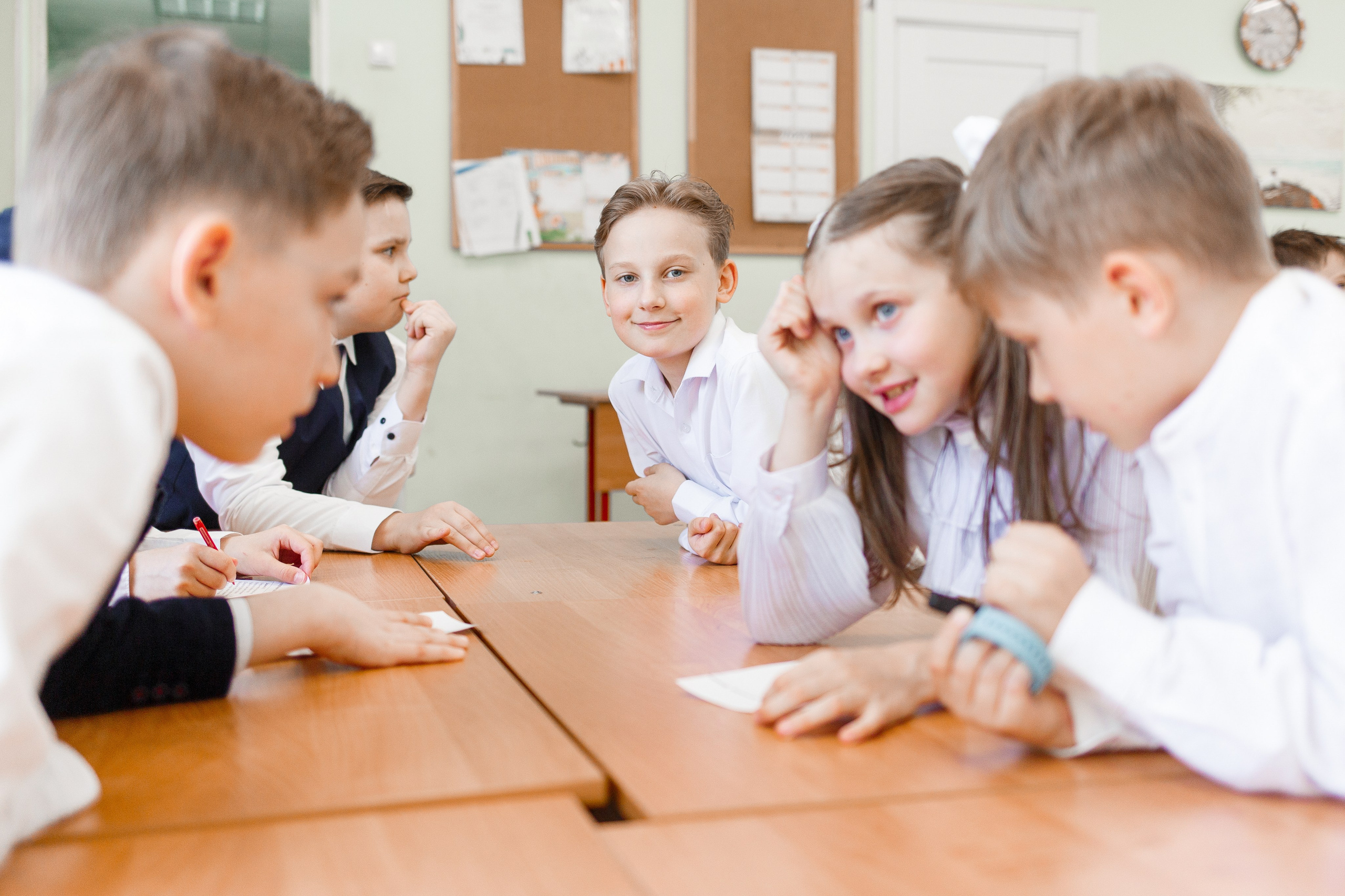 Школьная фотосъемка 3-го класса. Репортажный фотограф Борис Геер