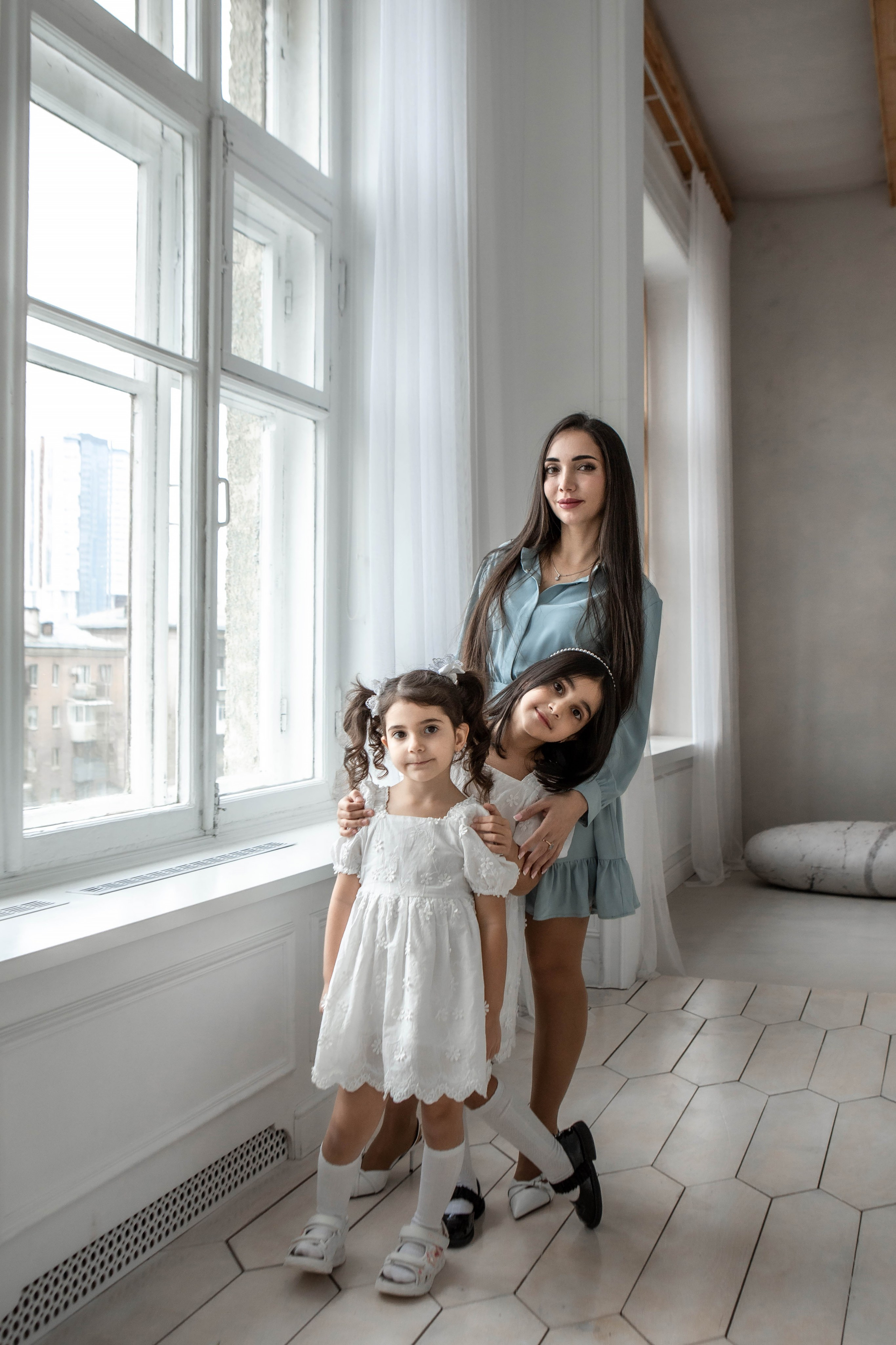 Мама и дочки. Фотограф Екатерина Голицына