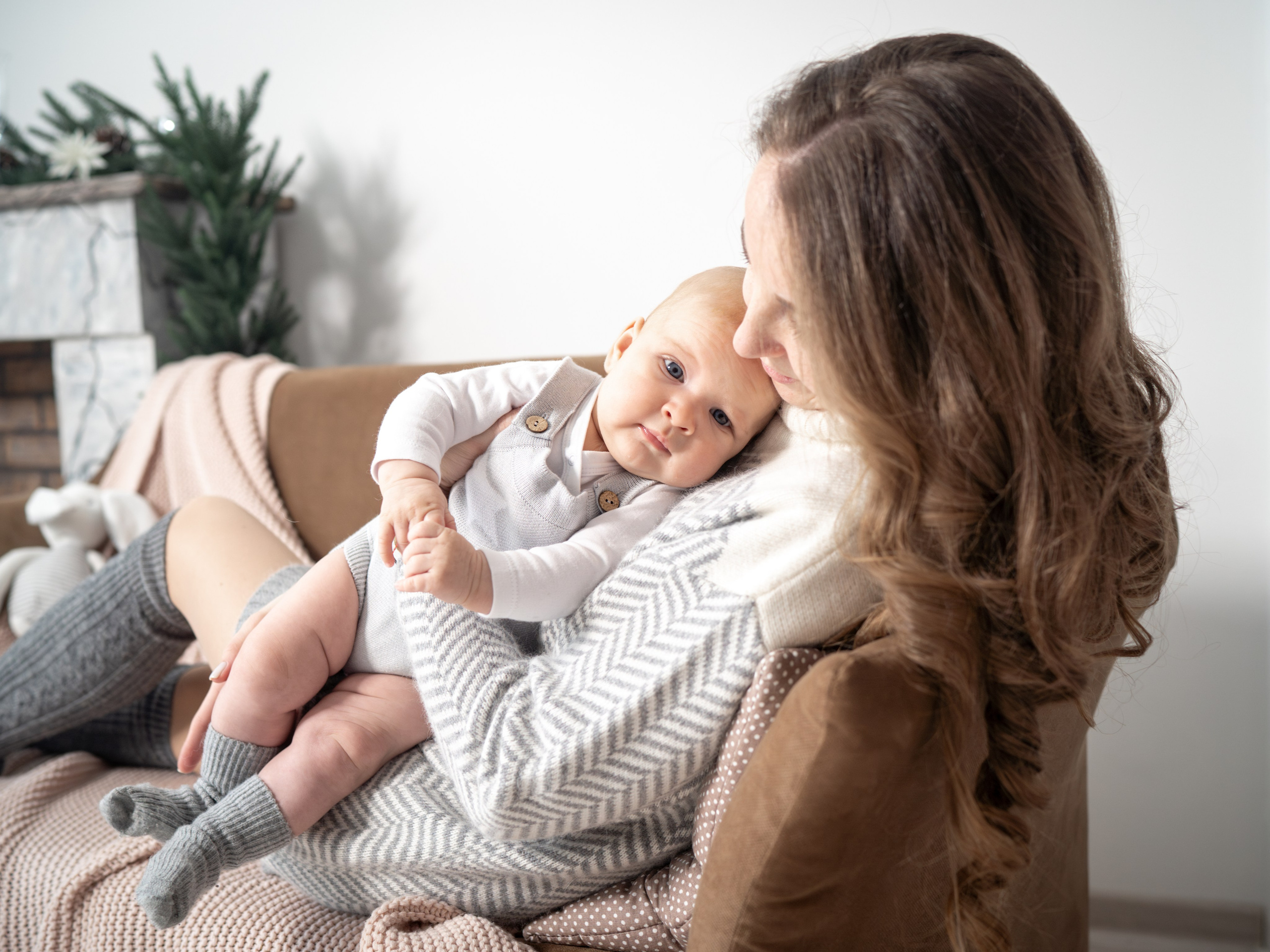 С самоедской лайкой. Фотограф Зинаида Евдокимова