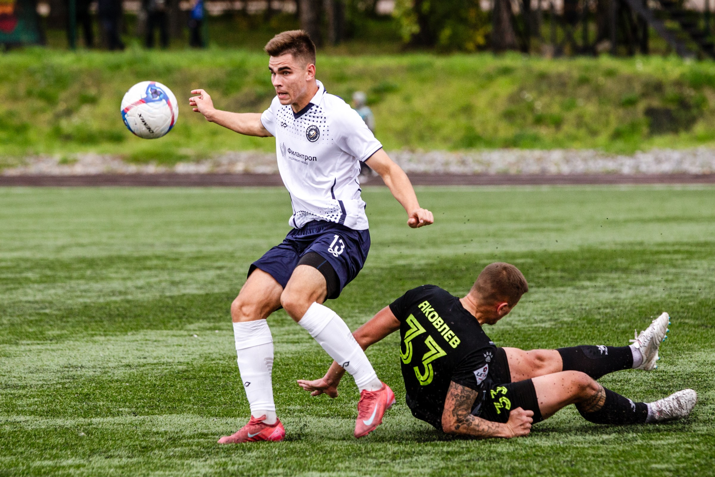 Первенство России по футболу LEON-Вторая лига Б | ФК Иркутск — Космос (Долгопрудный) | 14.09.25. Фотограф в Иркутске Евгения Айвазова