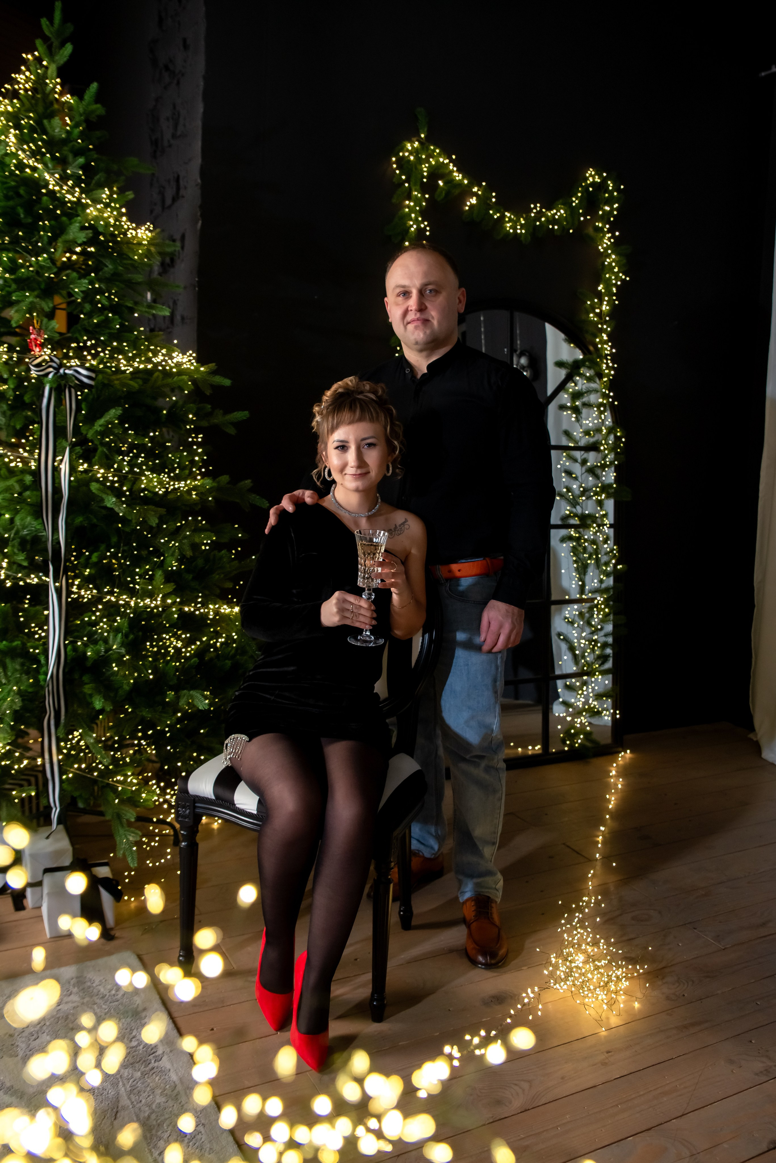 Новогодняя студийная. Фотограф Крещение Венчание Москва