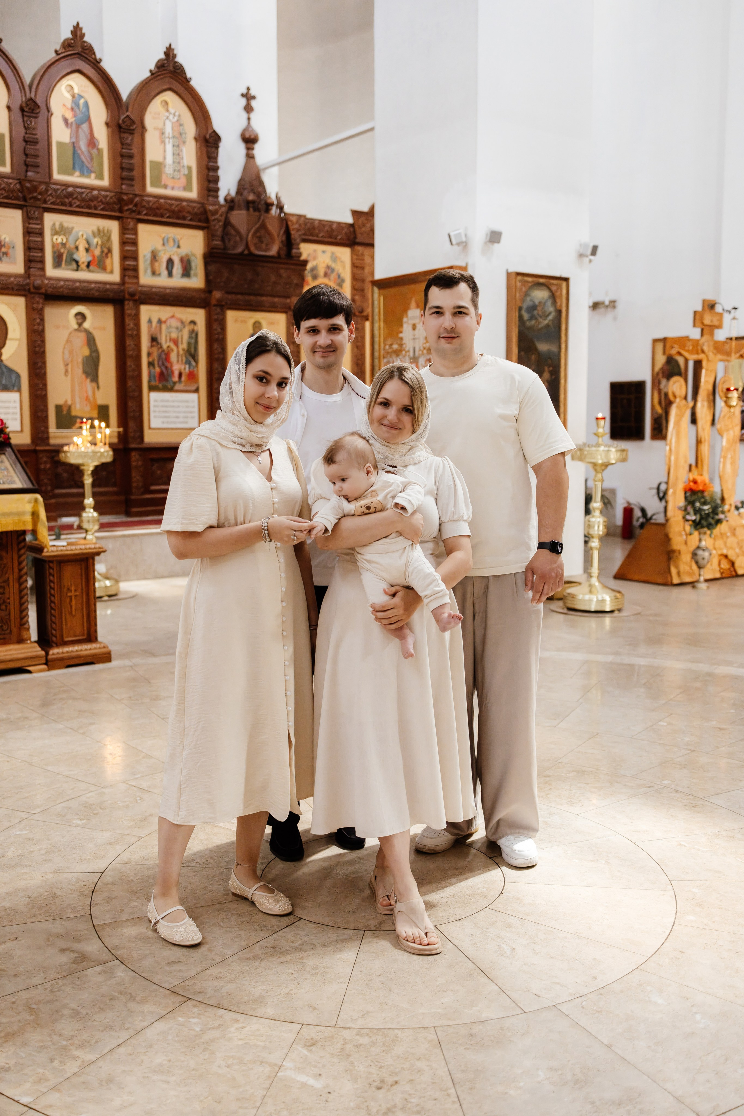 Таинство Крещения Саши. Фотограф новорождённых Newborn Москва