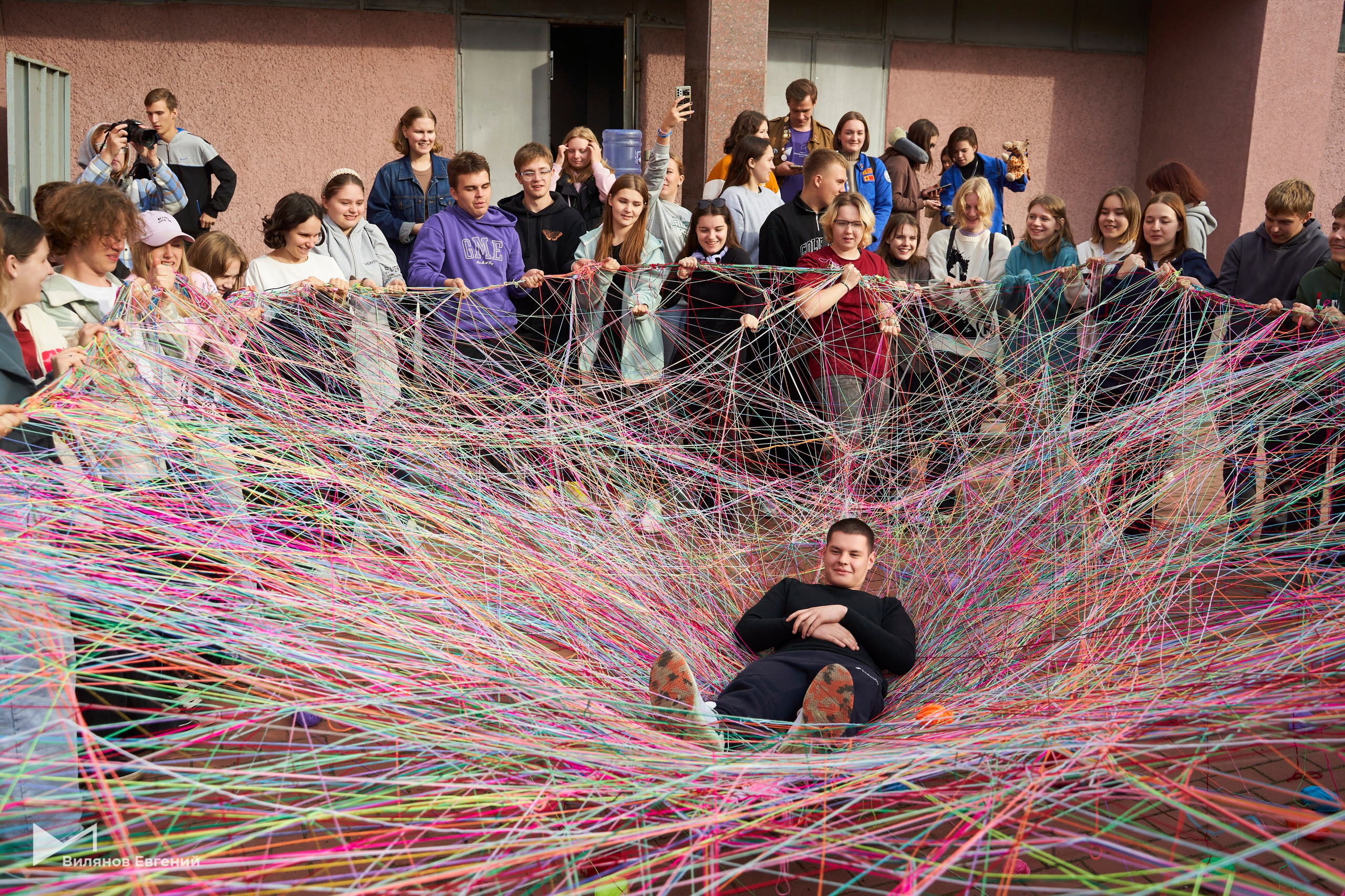 Мероприятие «Веревка» для первокурсников ННГАСУ. Репортажный фотограф Вилянов Евгений. Нижний Новгород