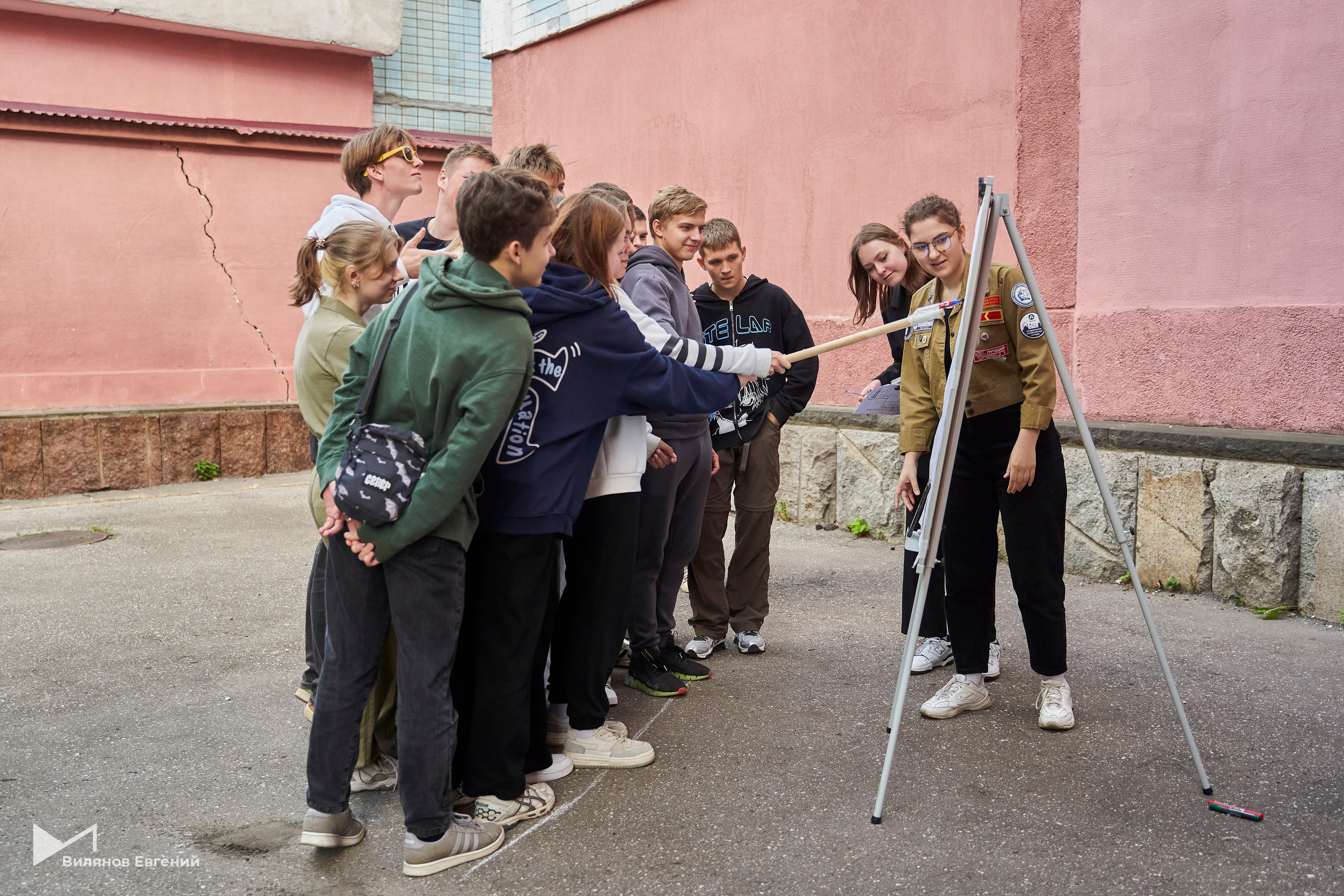 Мероприятие «Веревка» для первокурсников ННГАСУ. Репортажный фотограф Вилянов Евгений. Нижний Новгород