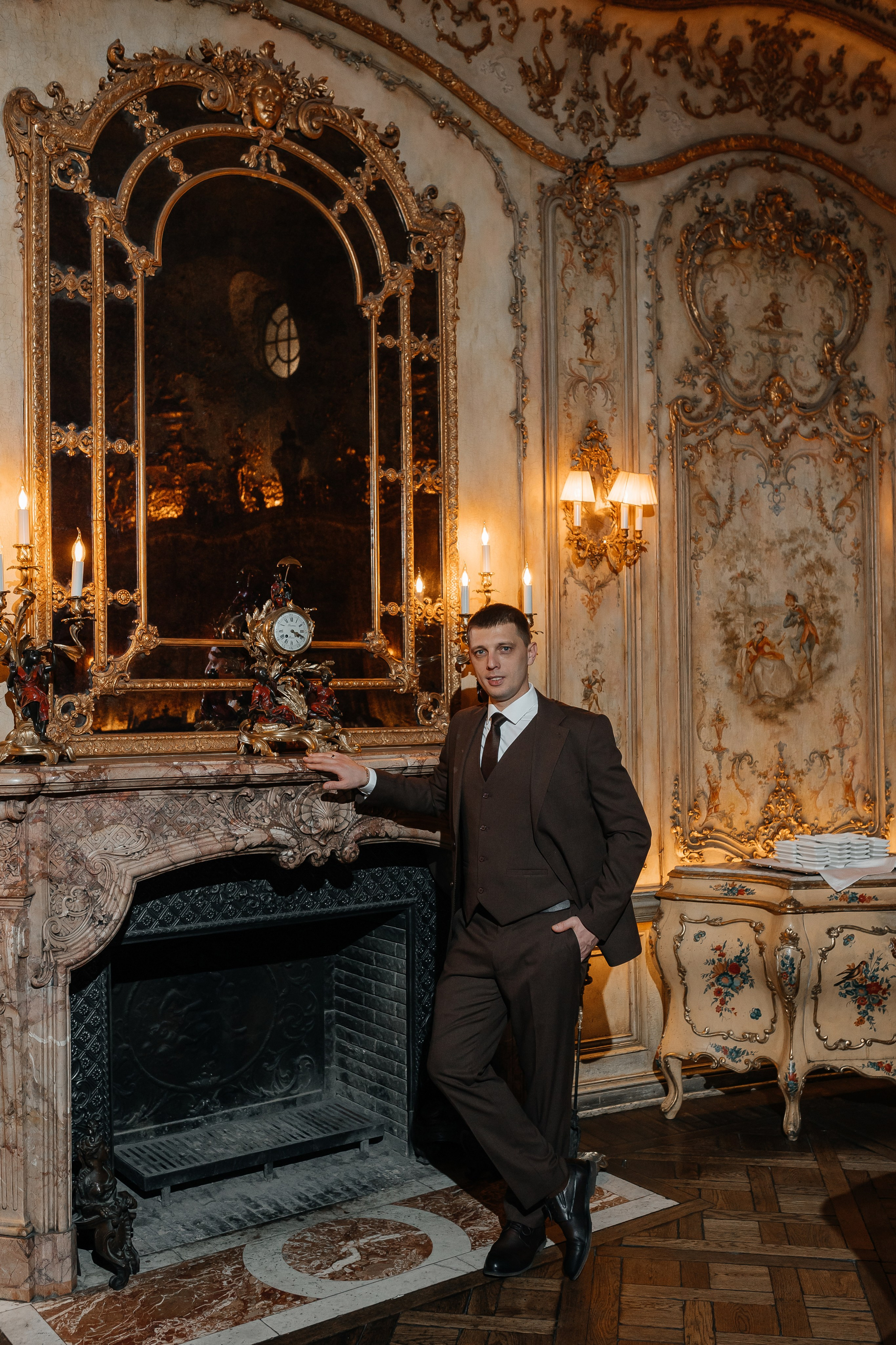 Свадебная фотосессия в ресторане Турандот. Свадебный фотограф в Москве Дарья Олендарёва