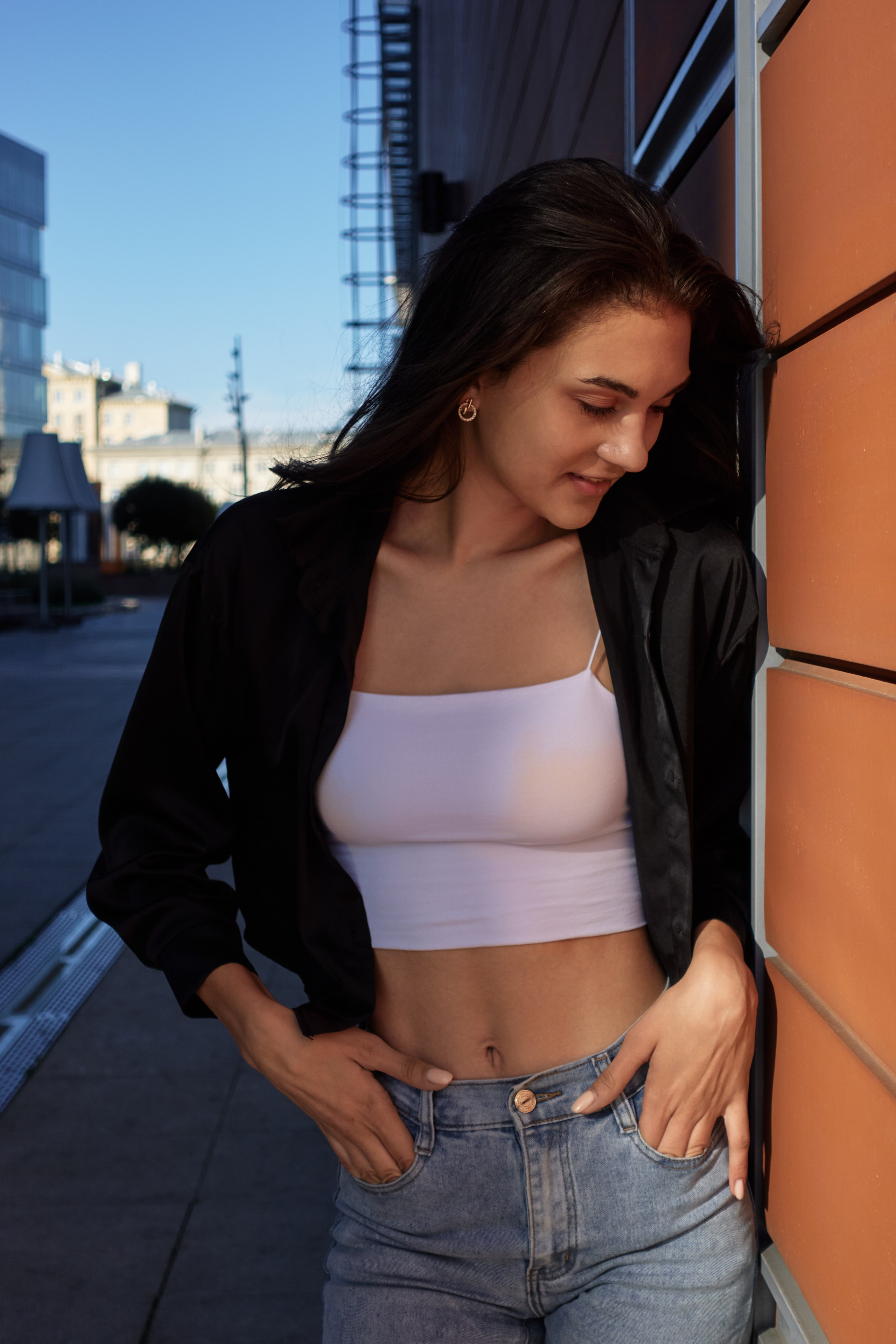 Модельная съёмка на «дюймовую» камеру. Фотограф в Москве Михаил Елизарьев