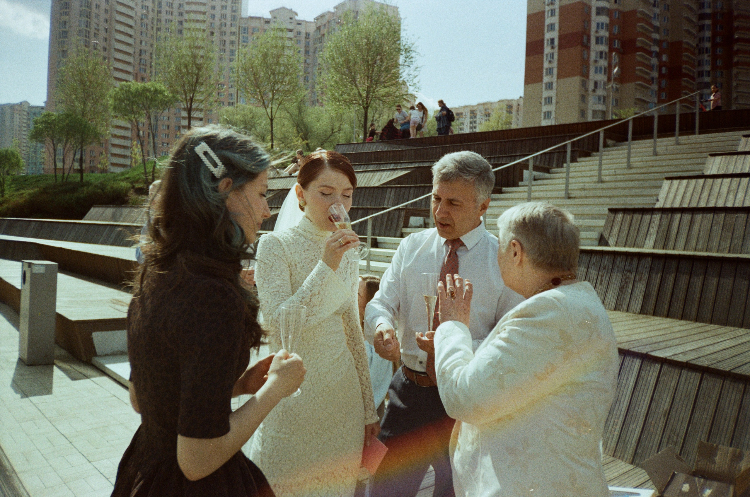 Свадебный день Оли и Никиты🤍 плёнка. Фотограф|Москва — Агбаш Лера