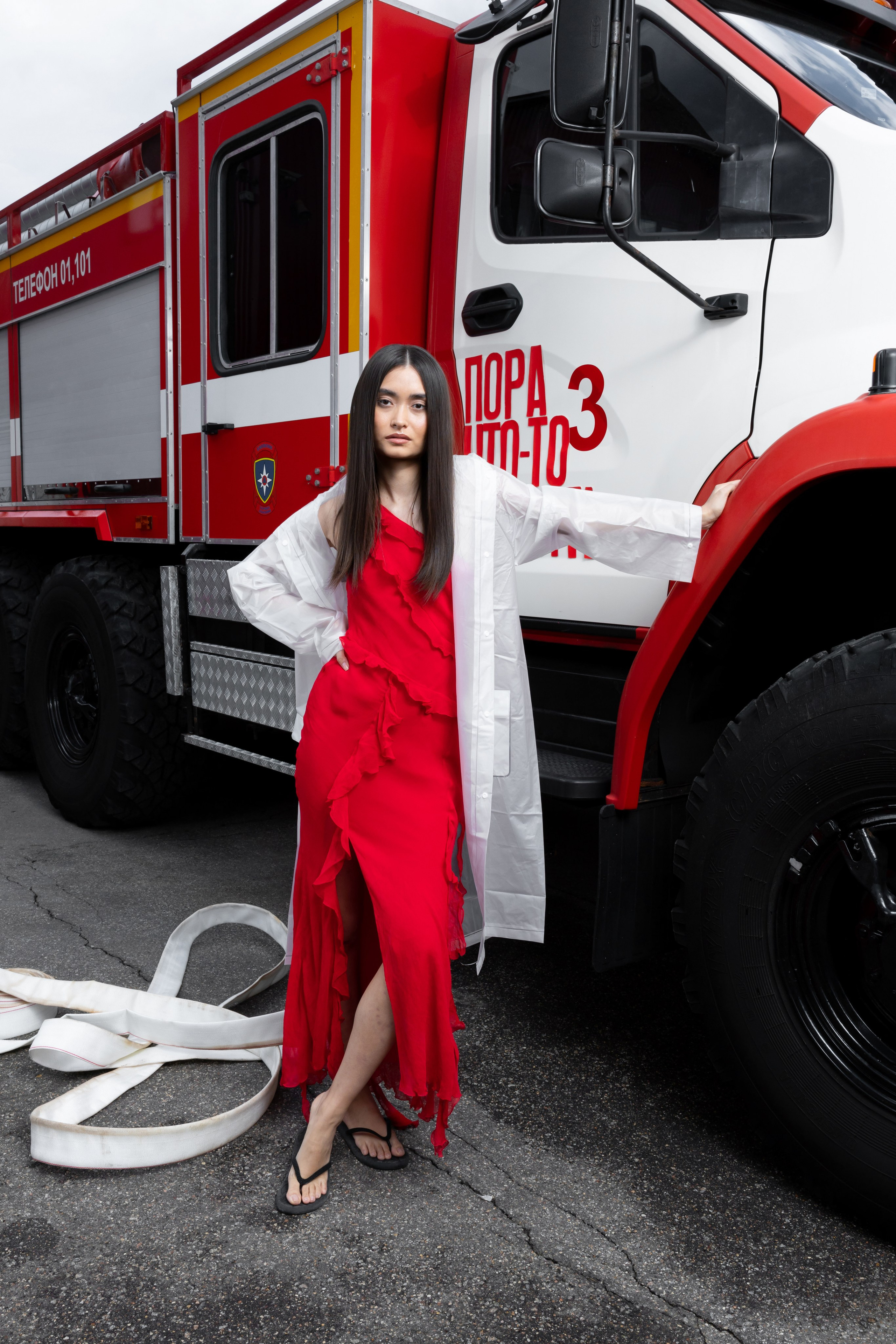 ПОЖАРНАЯ МАШИНА. Елизавета Федотова | фэшн-фотограф