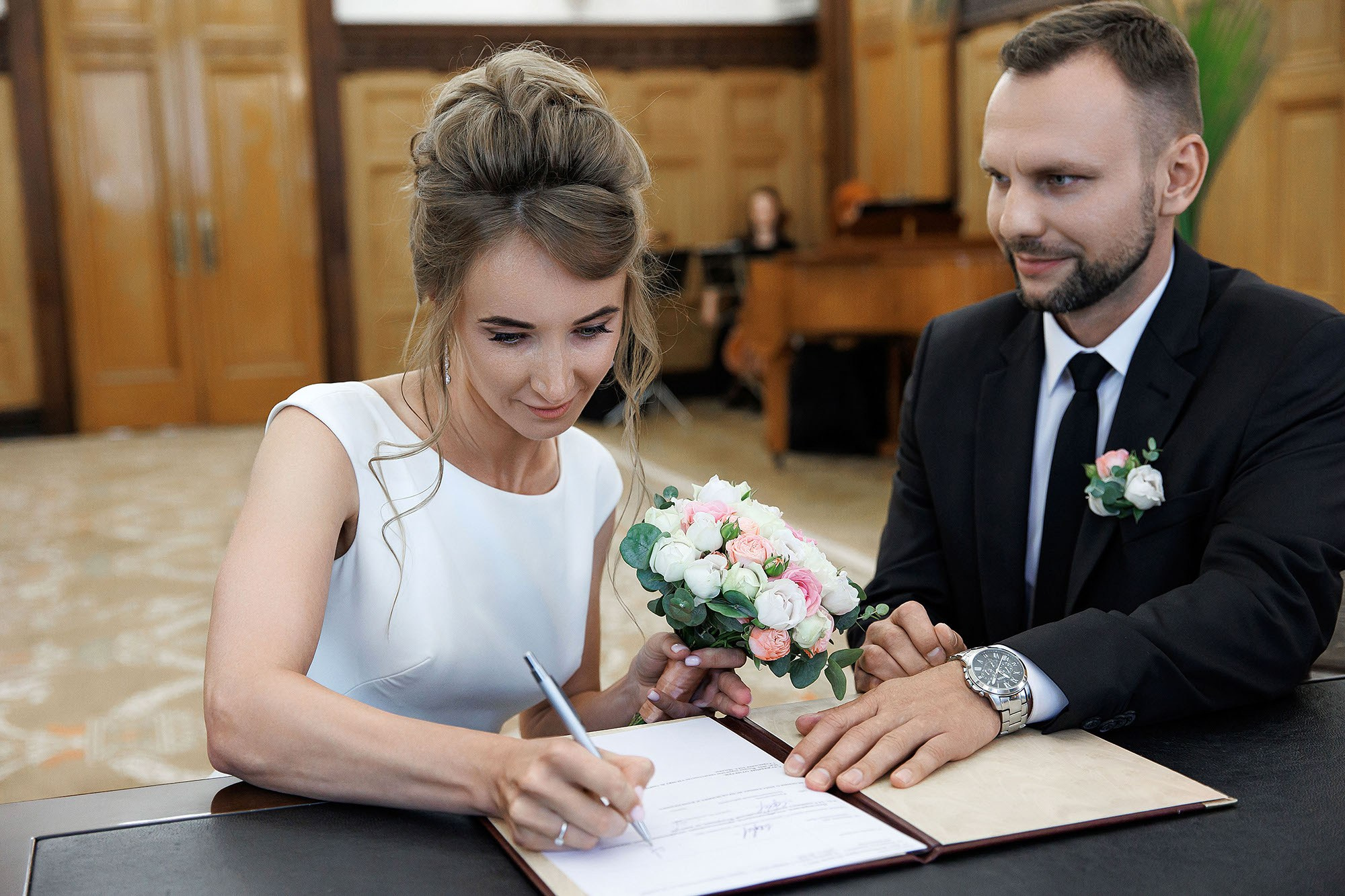 Регистрация в ЗАГСе и выездная. Свадебная съемка. Фотограф в Москве Валерий Боцман