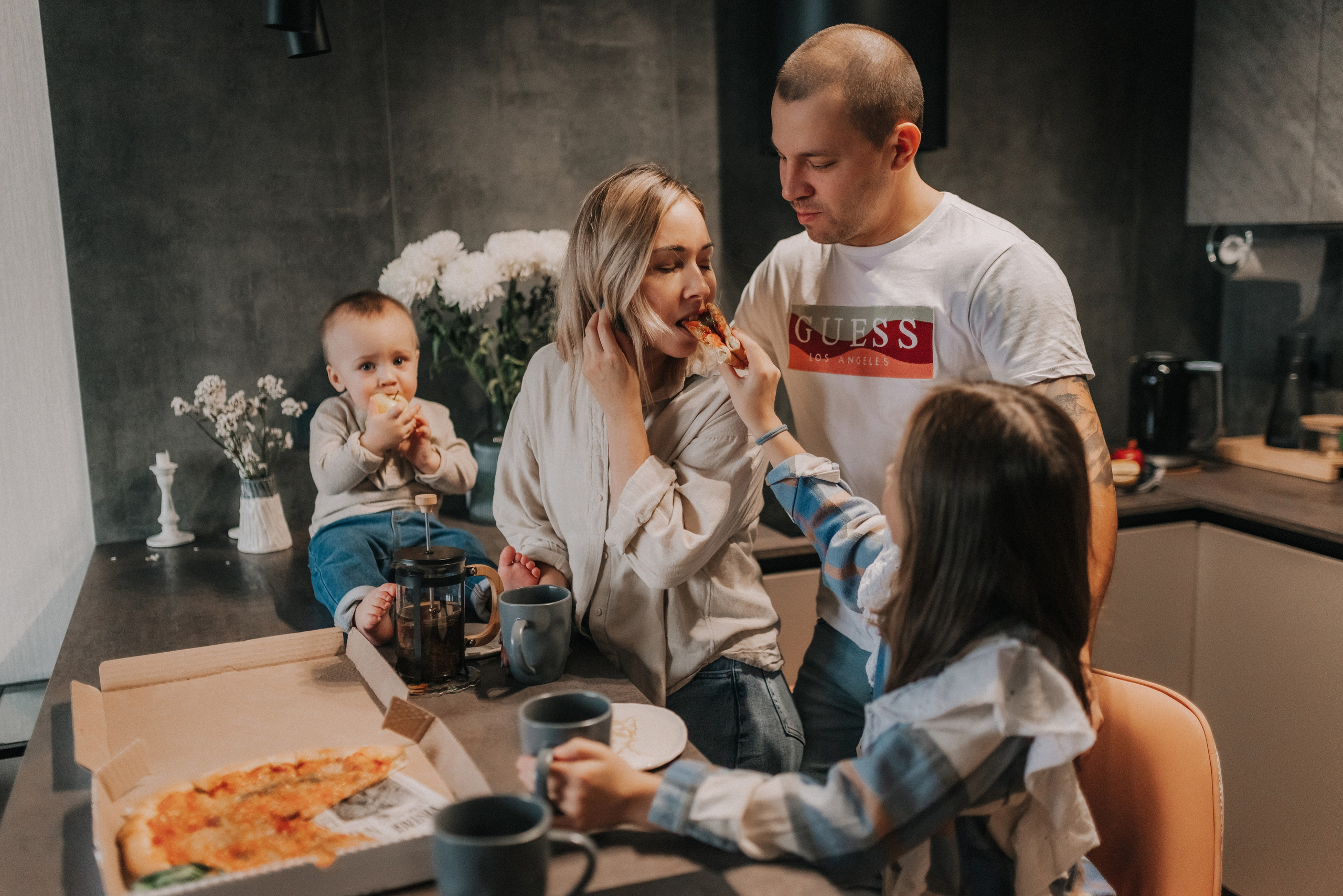 Настя, Рома, Катя и Лев. Семейный и детский фотограф Анастасия Иванова