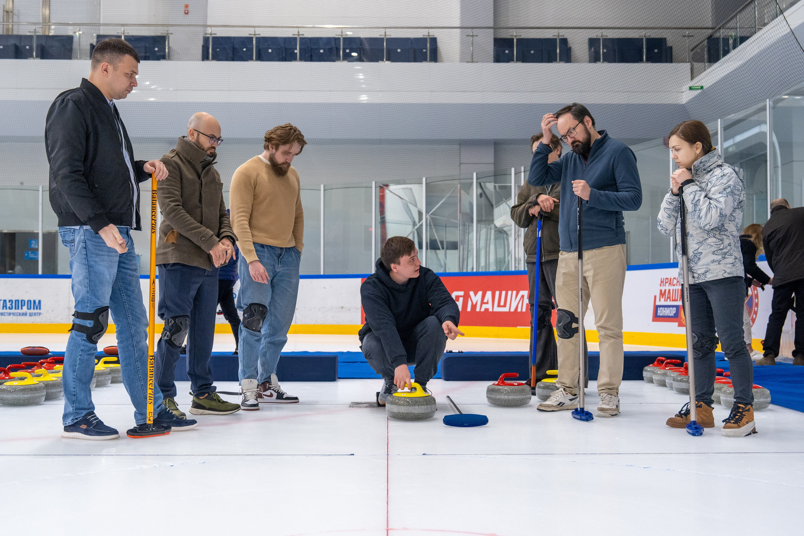 Керлинг для компании Р-Фарм. Репортажный фотограф в Красной Поляне и Сочи Павлюченко Екатерина