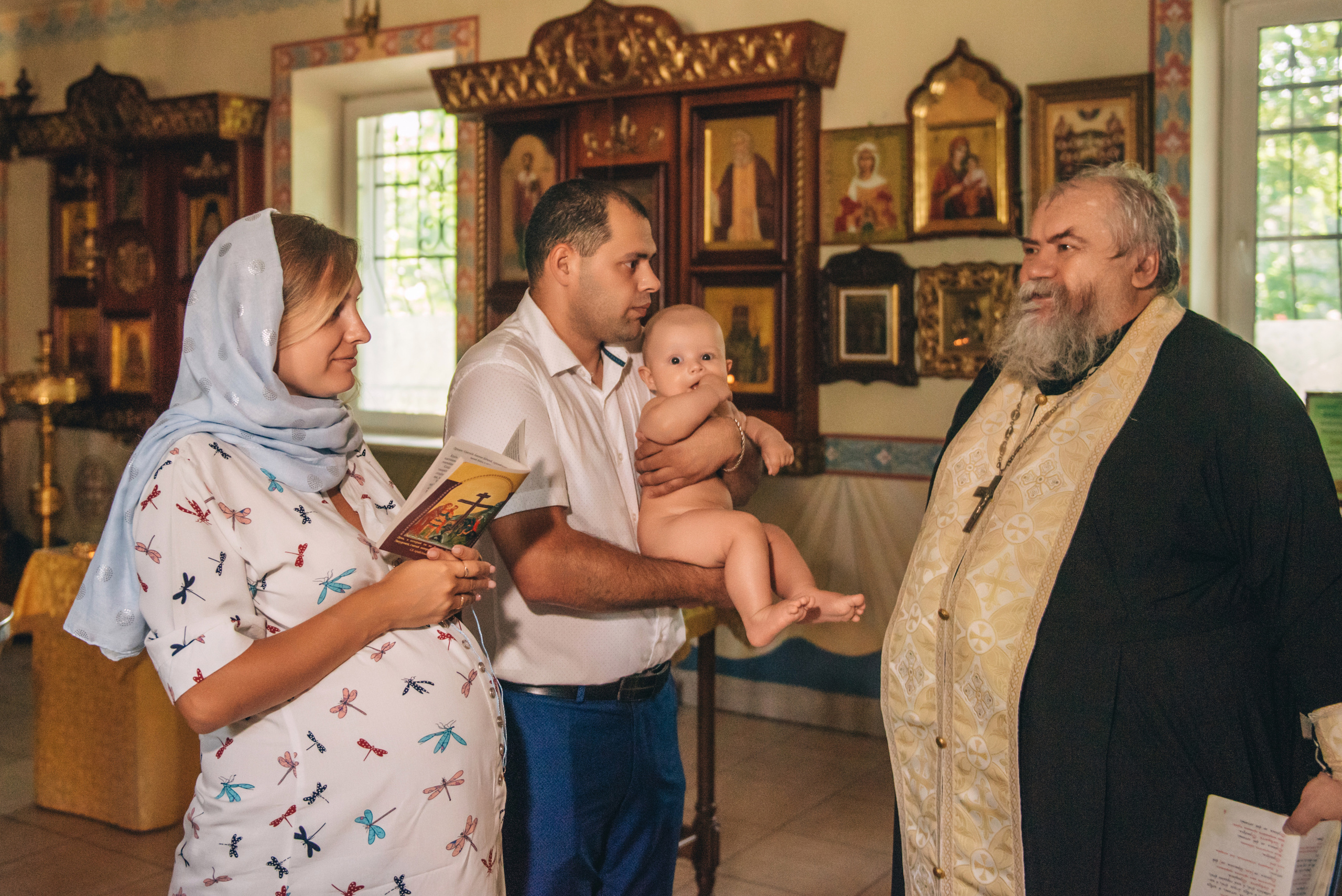 Крещение Артема. Семейный фотограф Саратов Маргарита Куликова