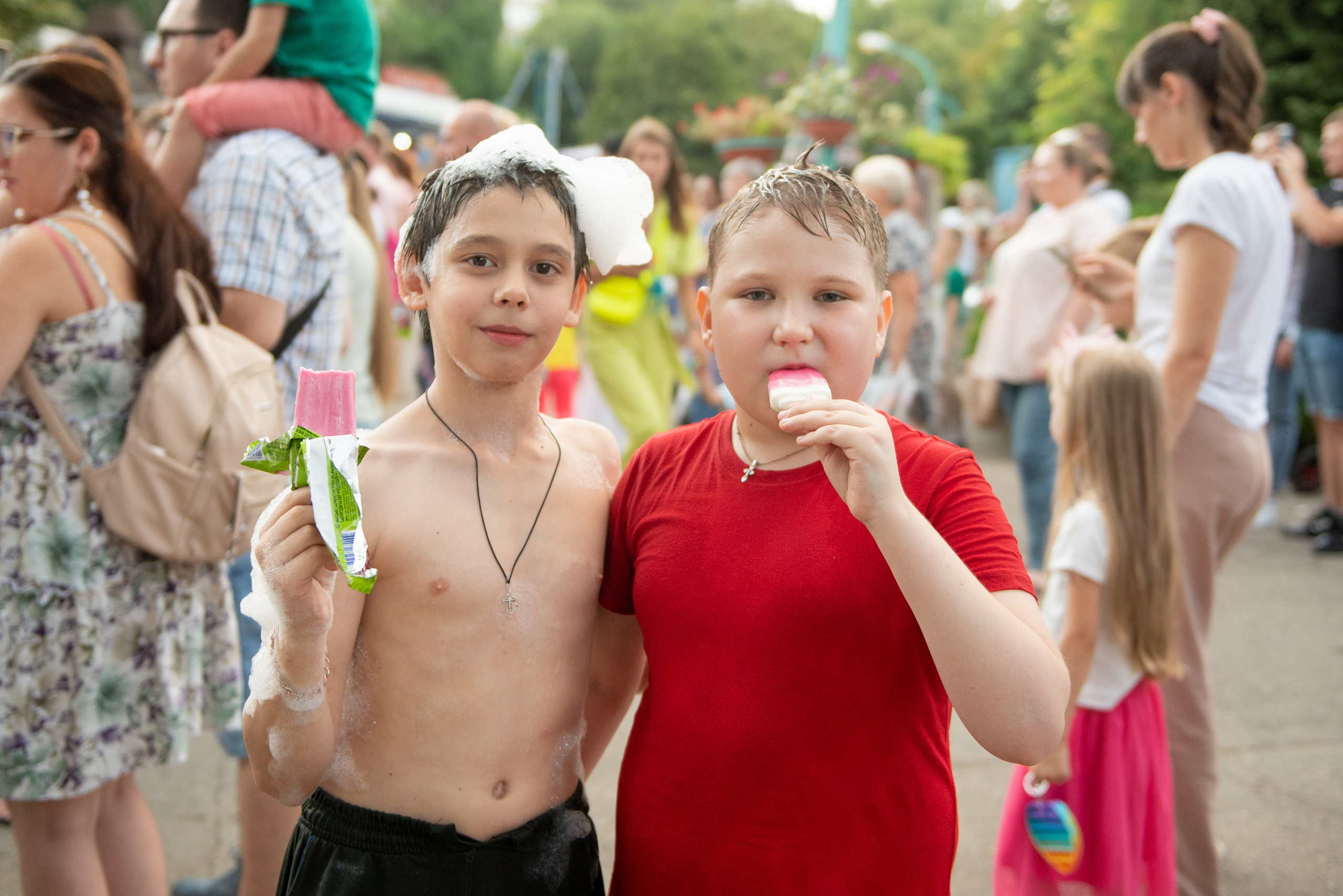 Белая долина в Городском парке. Семейный фотограф Саратов Маргарита Куликова
