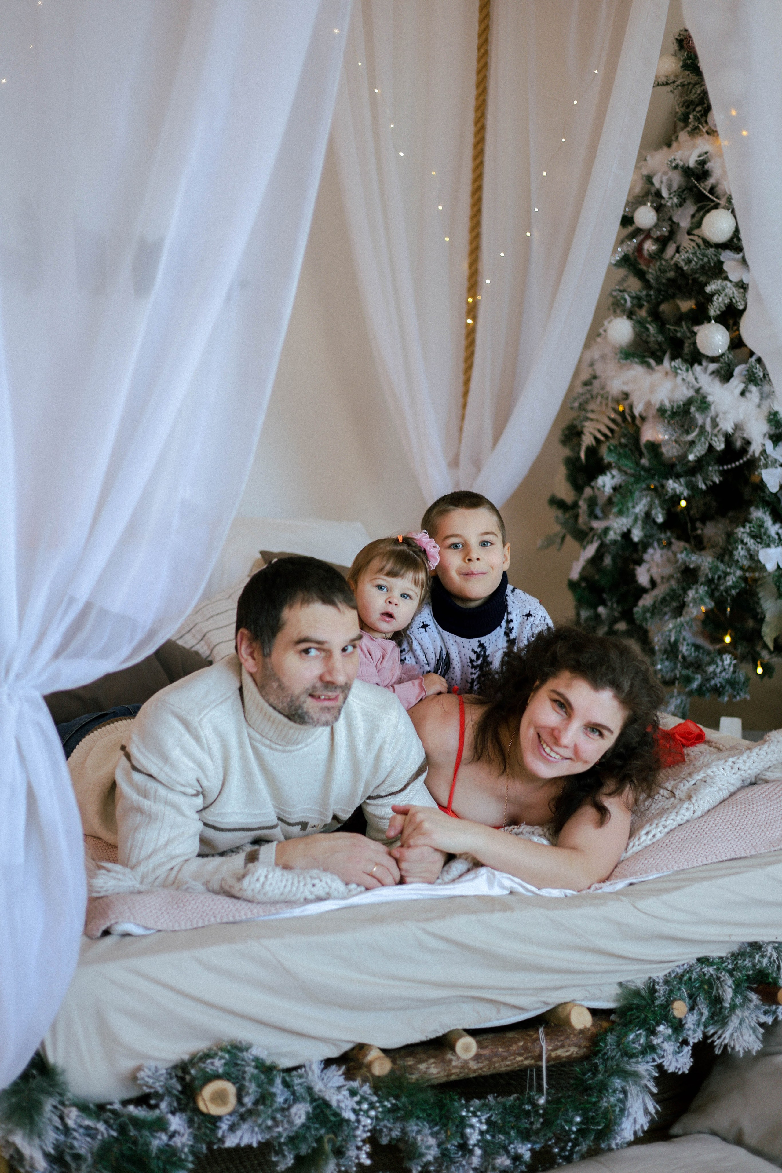 Новогодняя история «Нелля и ее семья». Фотограф в Москве Анастасия Калинина