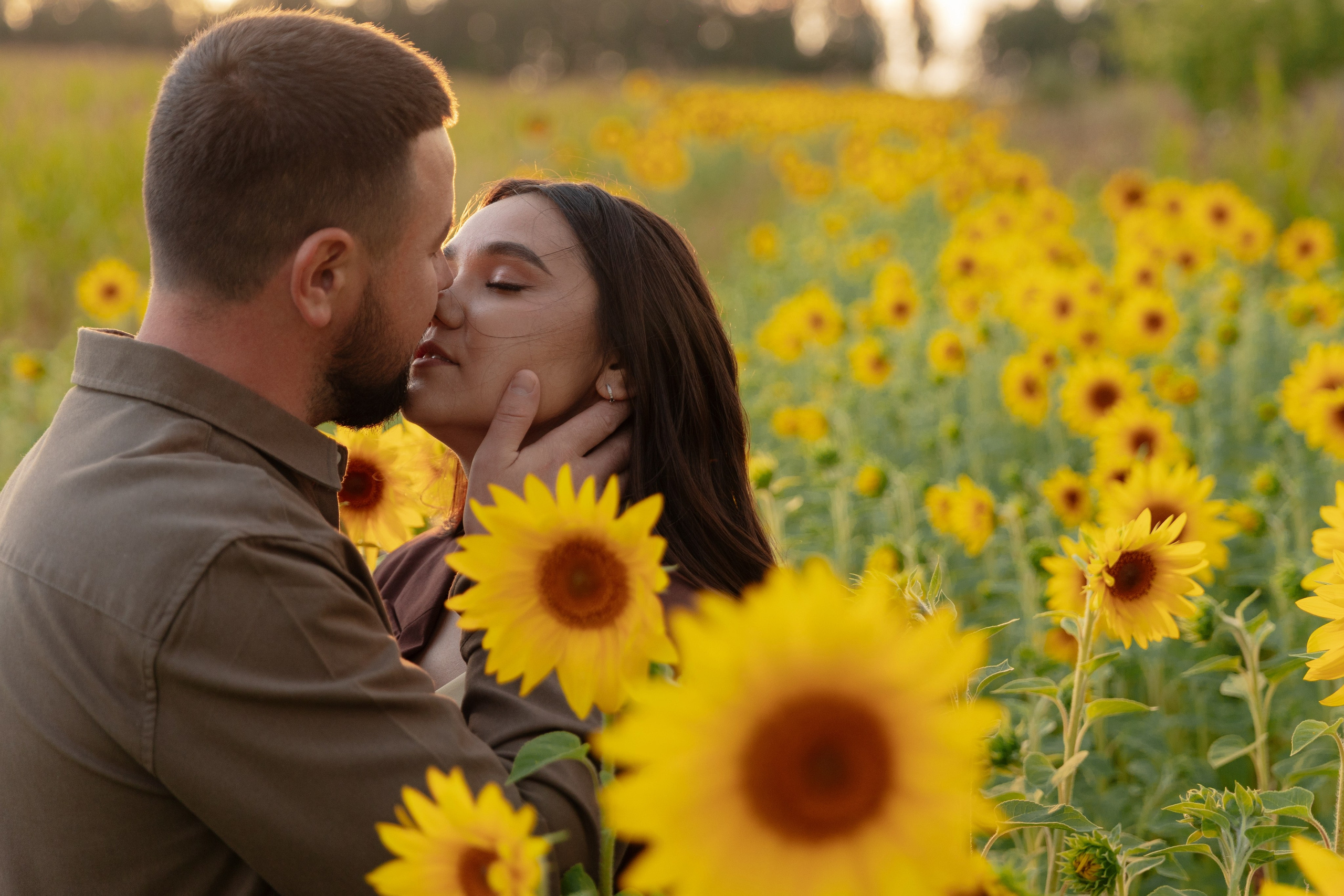 Предсвадебная Подсолнухи. Свадебный и репортажный фотограф г. Чебоксары Евгений Леонидович