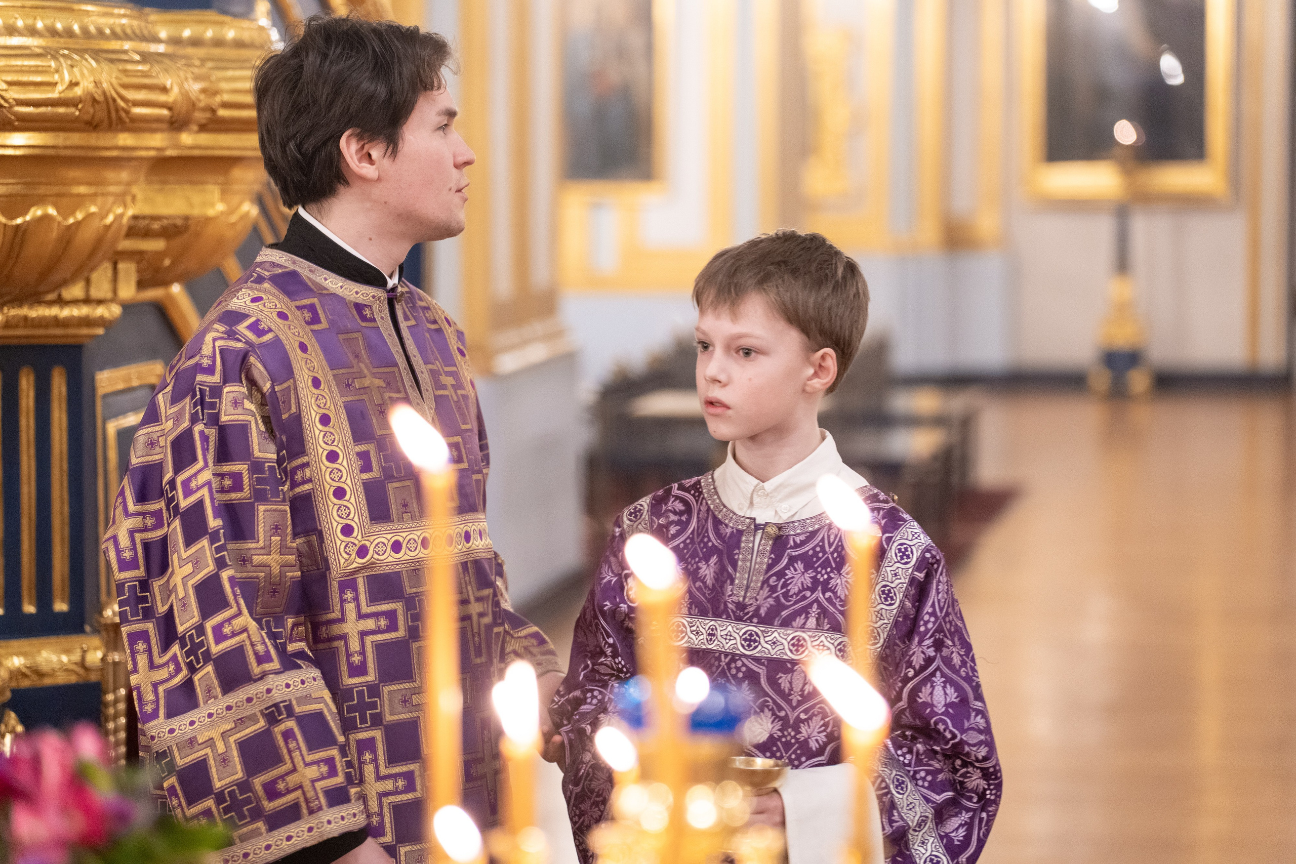 Воскресное бдение в канун Недели Крестопоклонной. НИКОЛО-БОГОЯВЛЕНСКИЙ МОРСКОЙ СОБОР