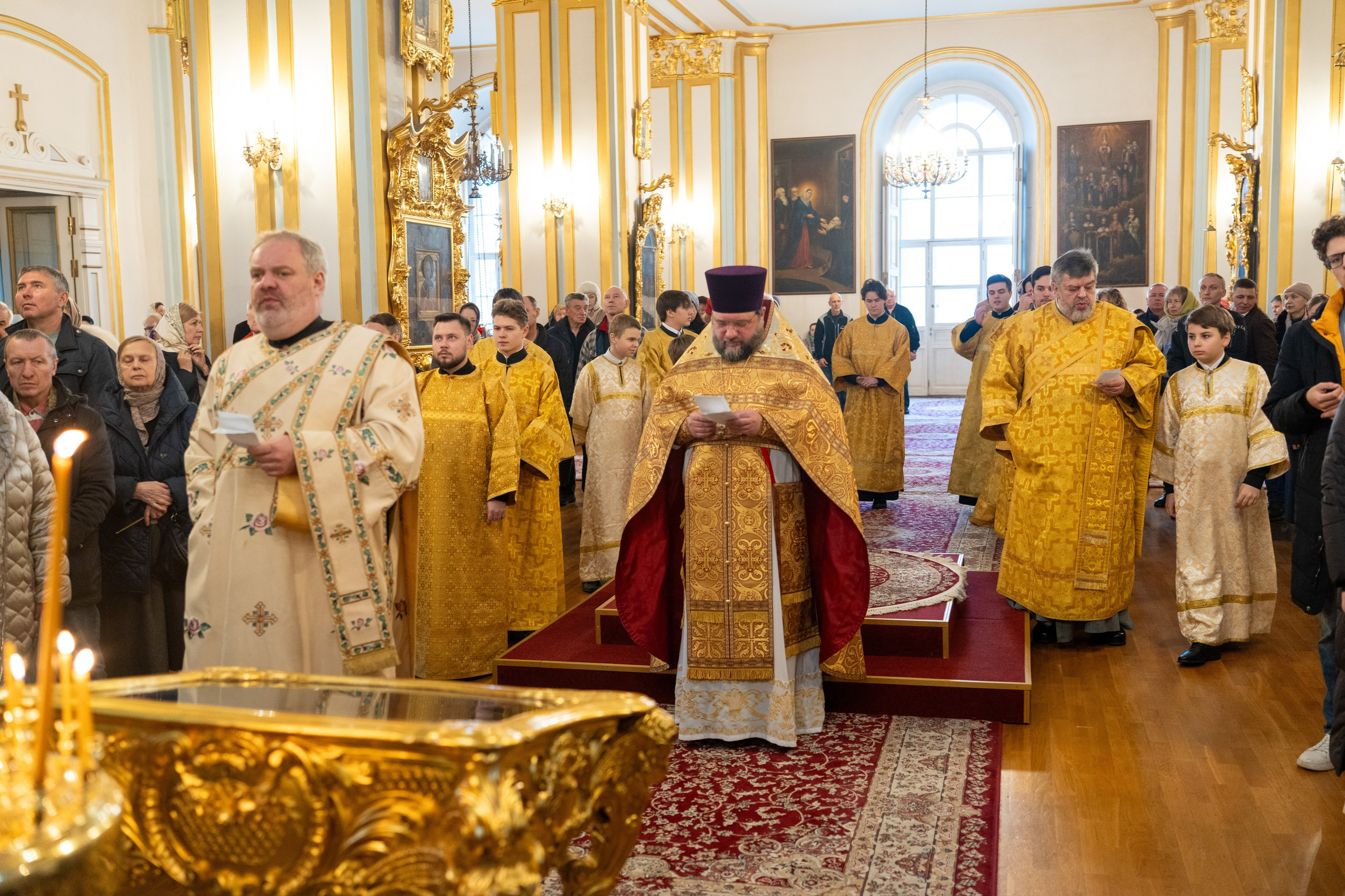 Неделя 23-я по Пятидесятнице. Мчч. Акепсима епископа, Иосифа пресвитера и Аифала диакона. Обновление храма вмч. Георгия в Лидде. НИКОЛО-БОГОЯВЛЕНСКИЙ МОРСКОЙ СОБОР