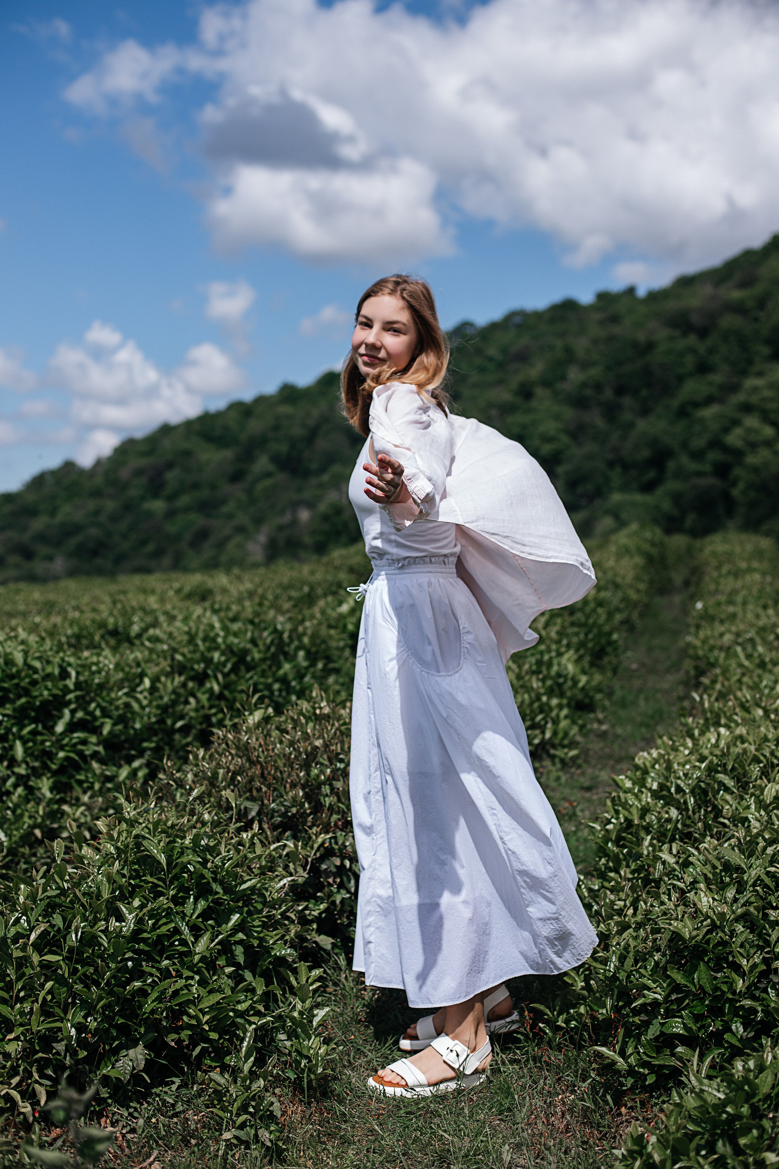 Tea plantation. Efimova Model Agency