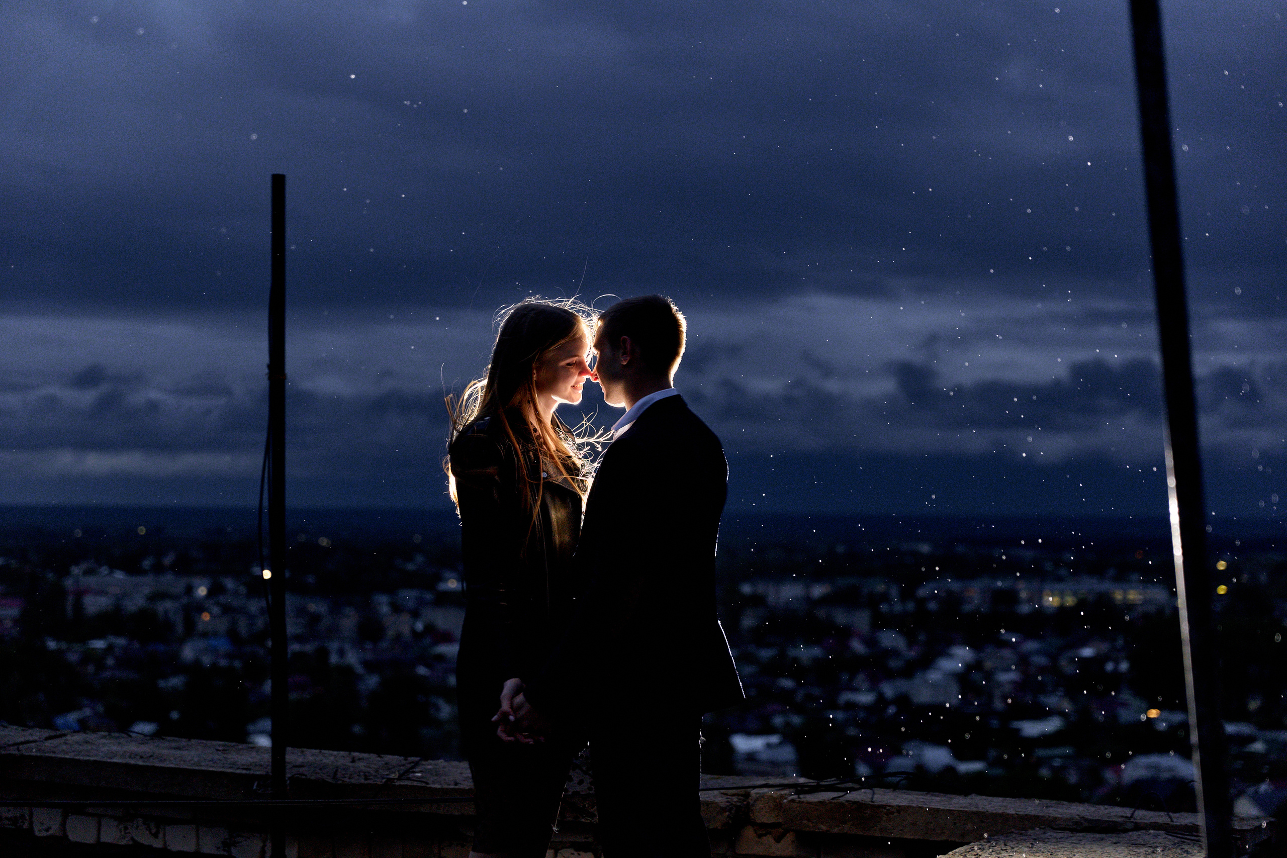 На крыше. Фотограф Александр Казин