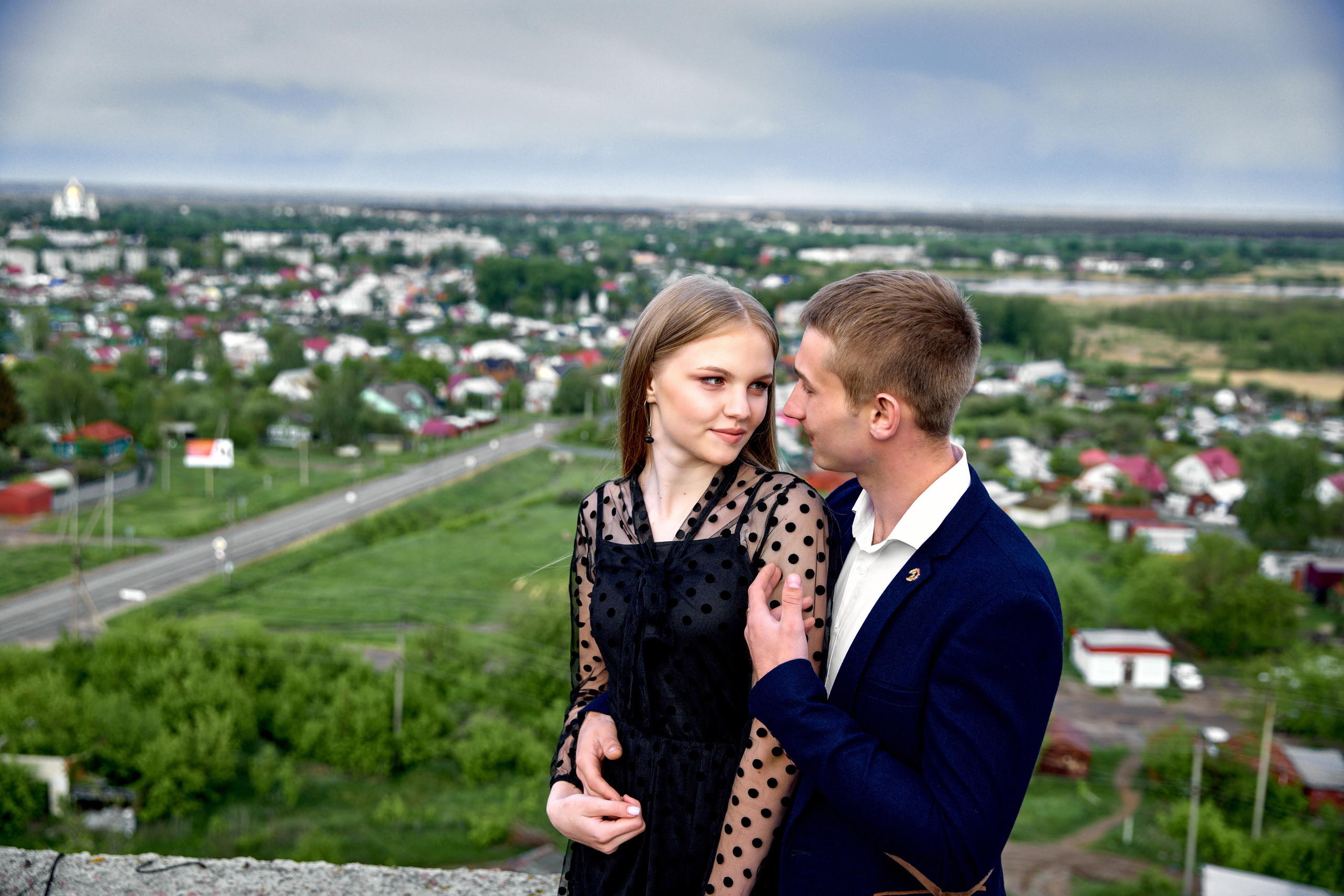 На крыше. Фотограф Александр Казин