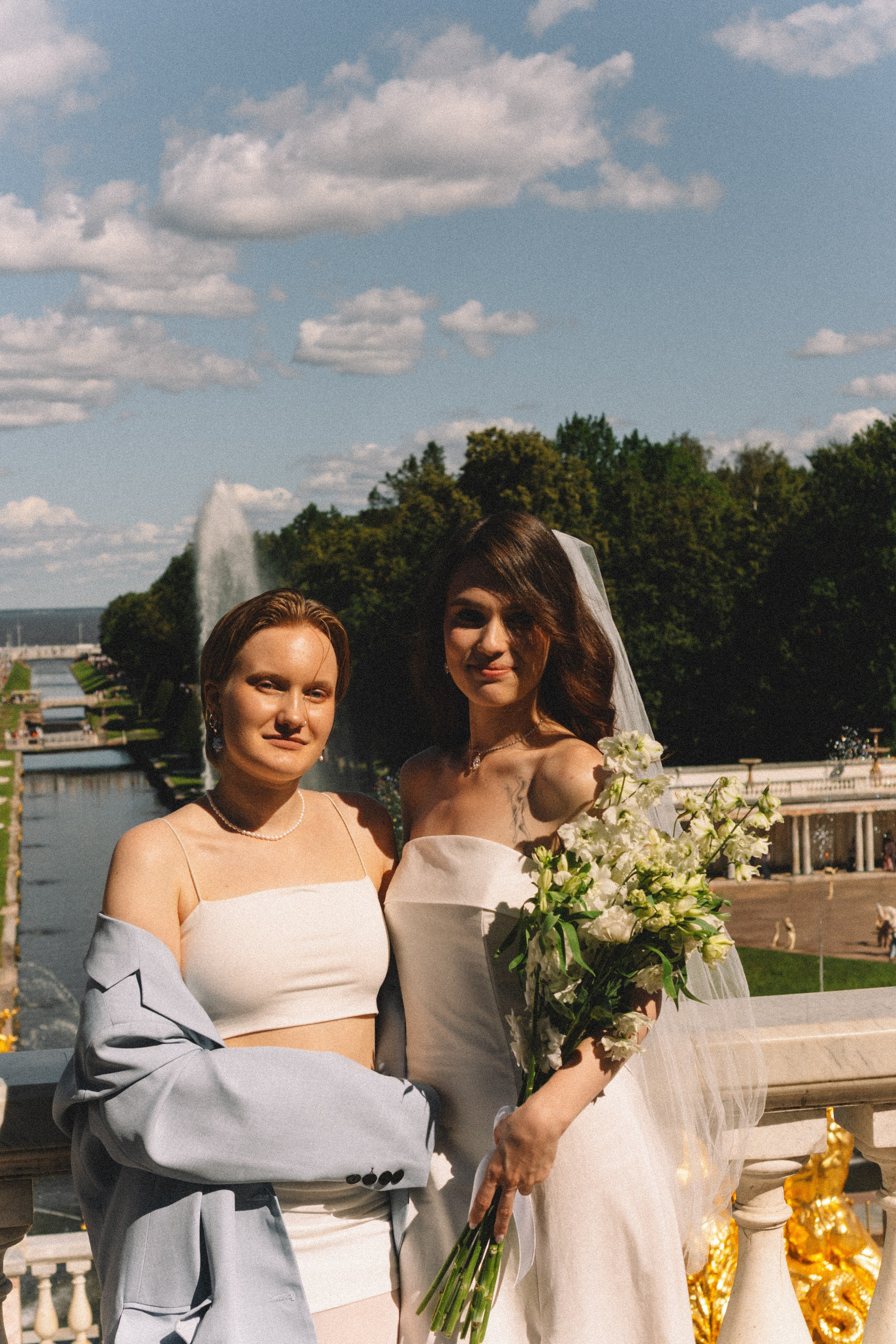 СВАДЕБНАЯ СЬЕМКА В ПЕТЕРГОФЕ И СЬЕМКА РЕПОРТАЖА В ЗАГСЕ ПЕТЕРГОФА. Профессиональный фотограф, Санкт-Петербург — Виктория Богомолова