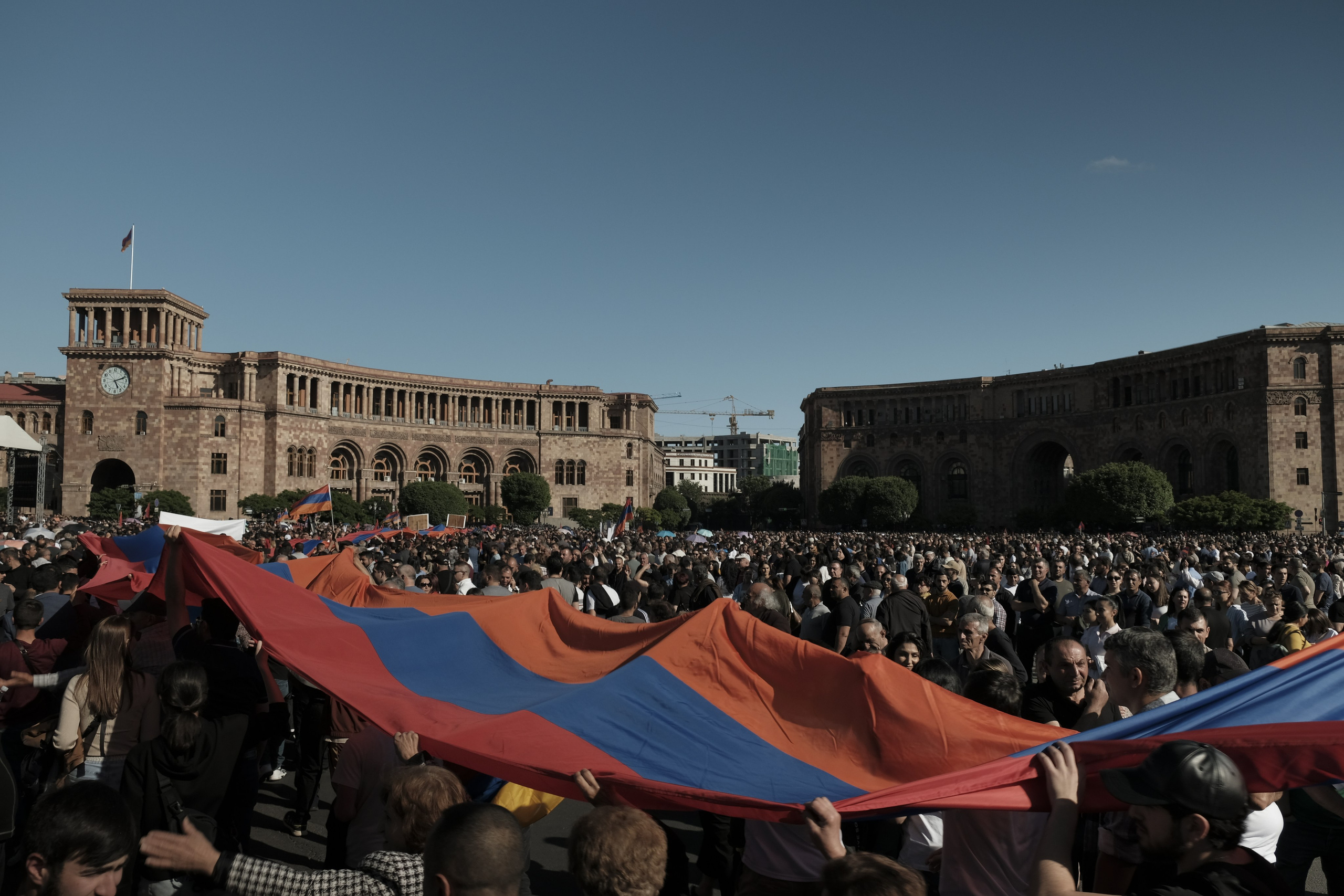 Protest rallies from Armenia. Kirillov Egor
