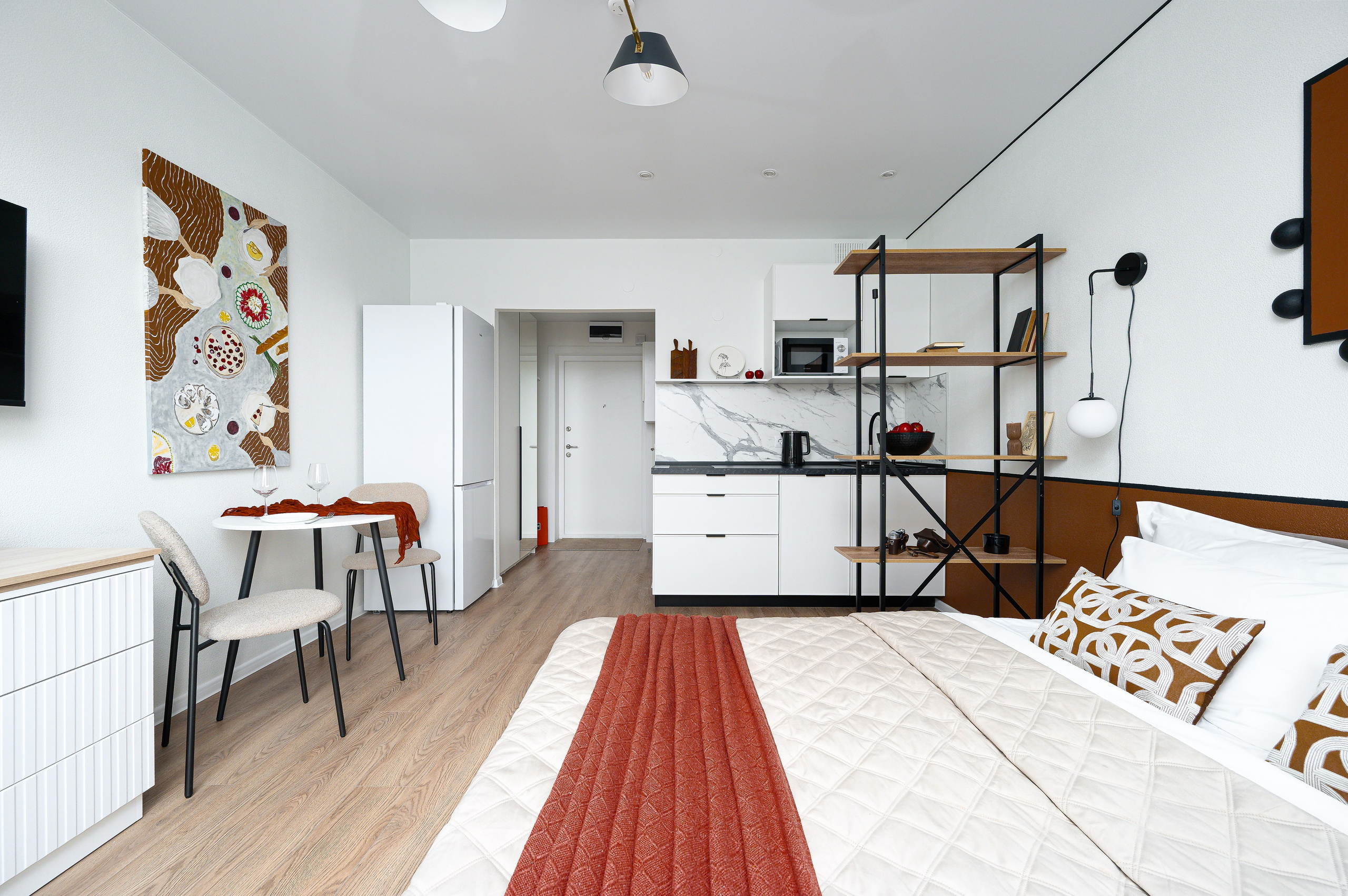 Студия на Кантемировской. Интерьерный фотограф. Фото- видеосъемка недвижимости Санкт-Петербург