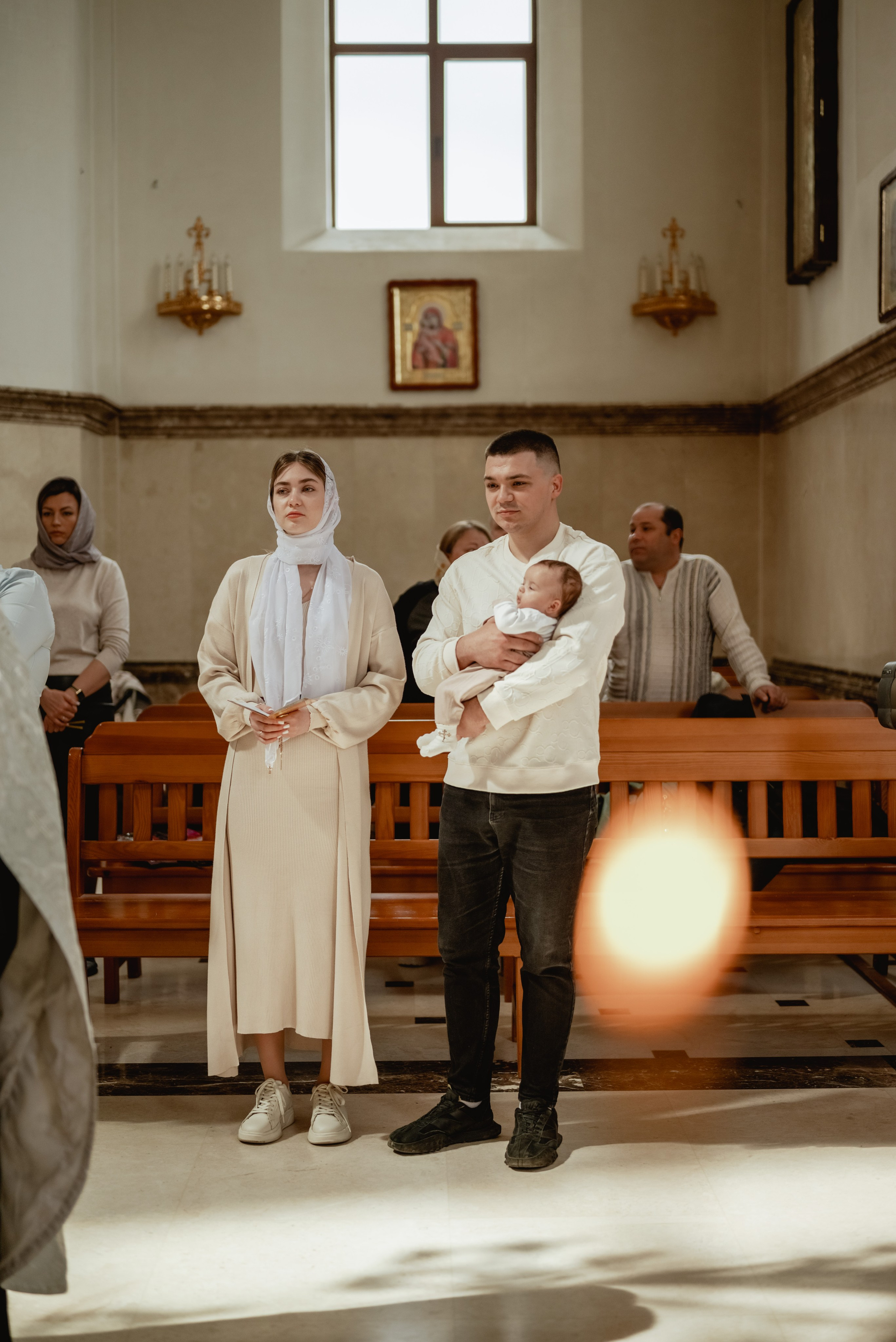 Крещение в Донецке. Юлия Басня семейный и свадебный фотограф в Донецке