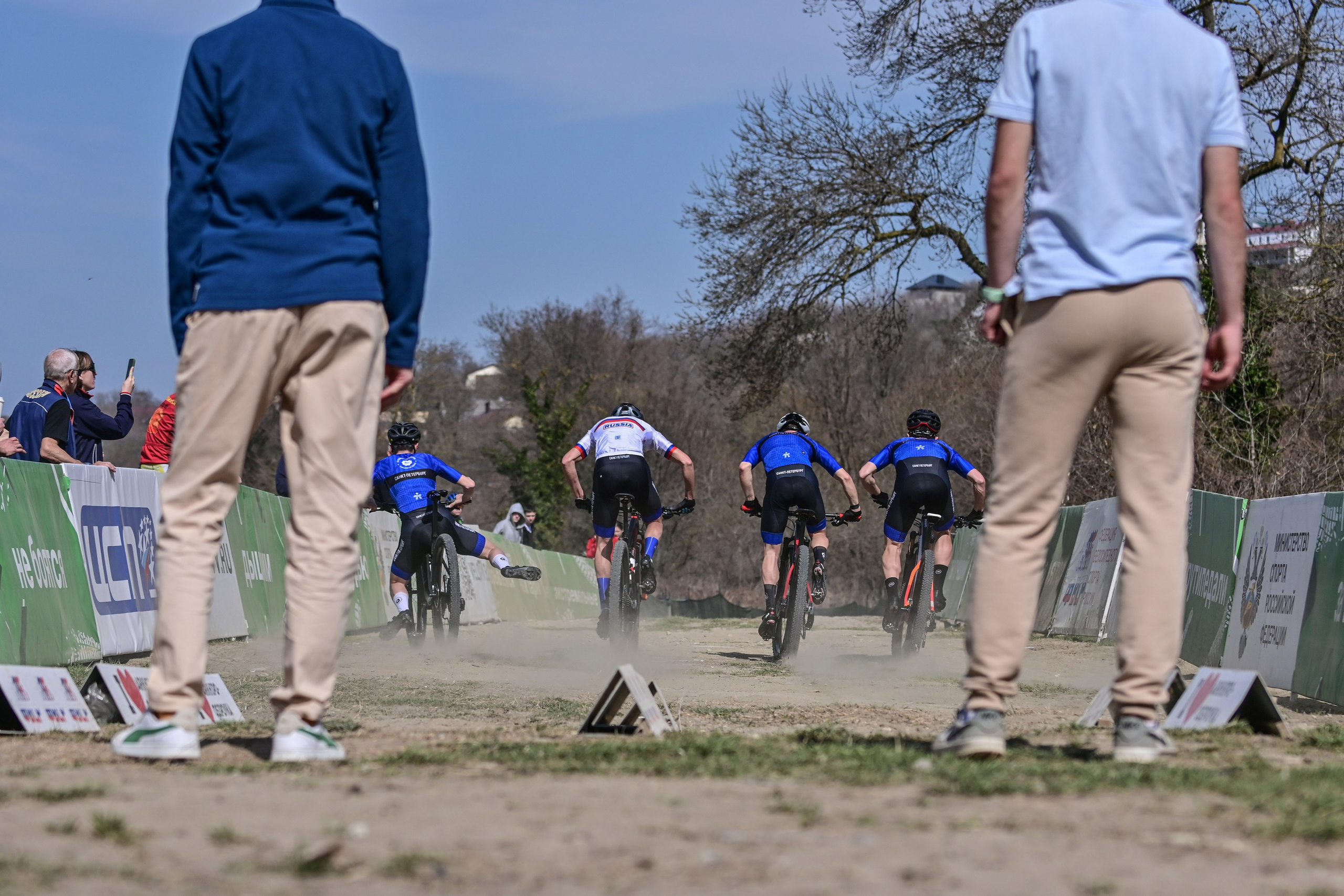 Маунтинбайк, кросс-кантри в Архипо-Осиповке 16 марта 2025. Спортивный фотограф, фотожурналист Павел Ларькин