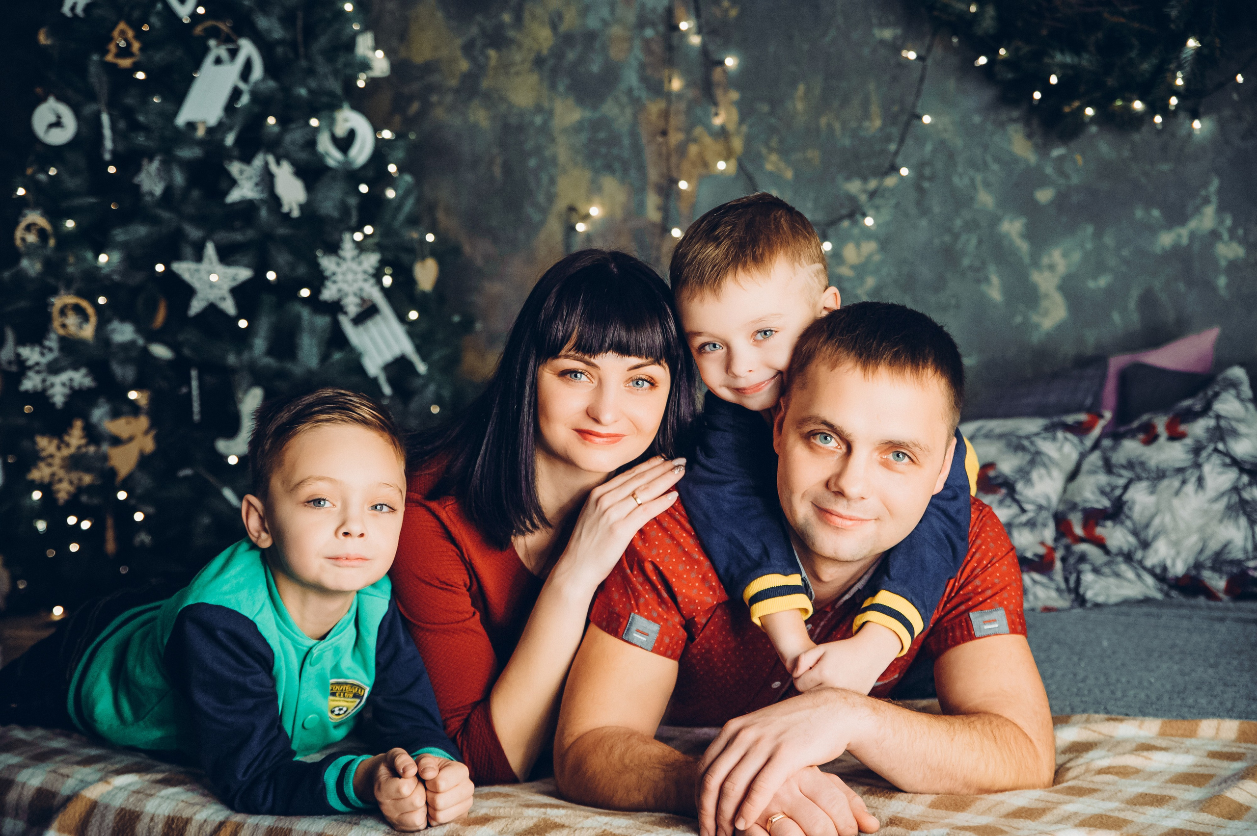 Новогодняя фотосессия в студии Минск, семейная фотосессия Минск