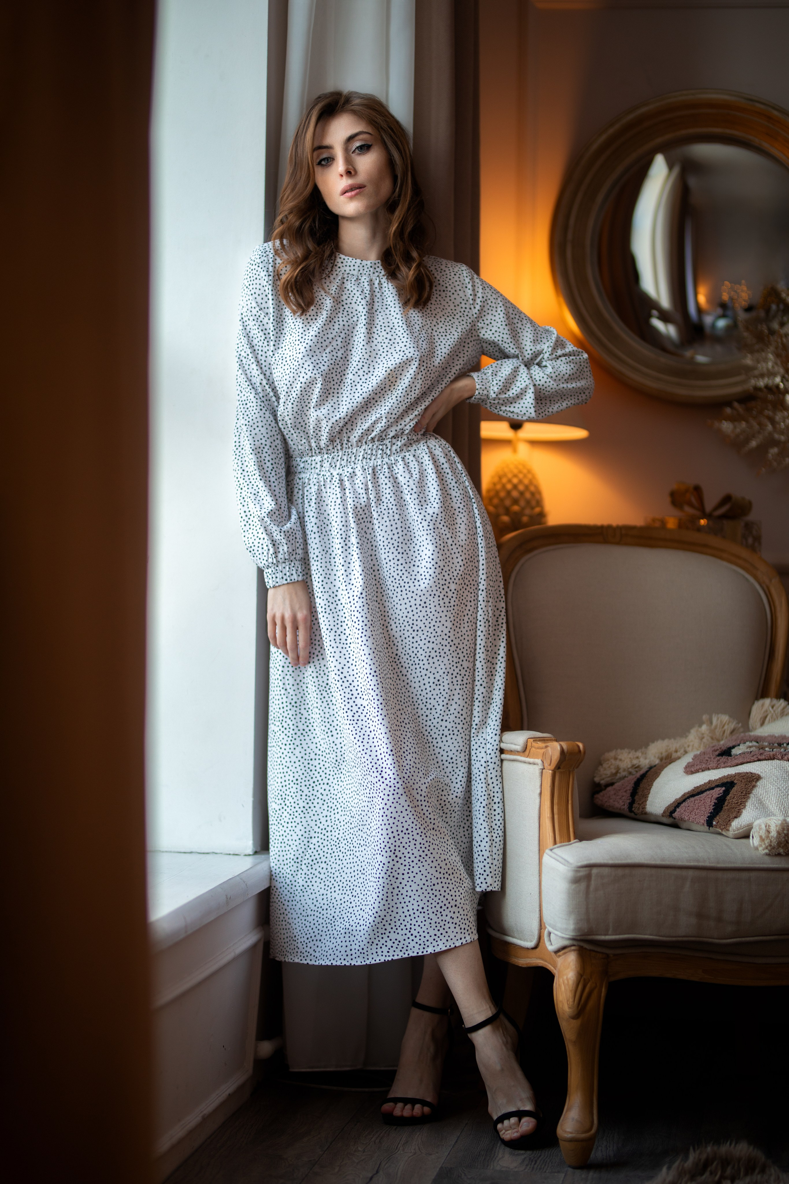 Новогодний фотосет в интерьерной студии с Надеждой в формате для «себя»