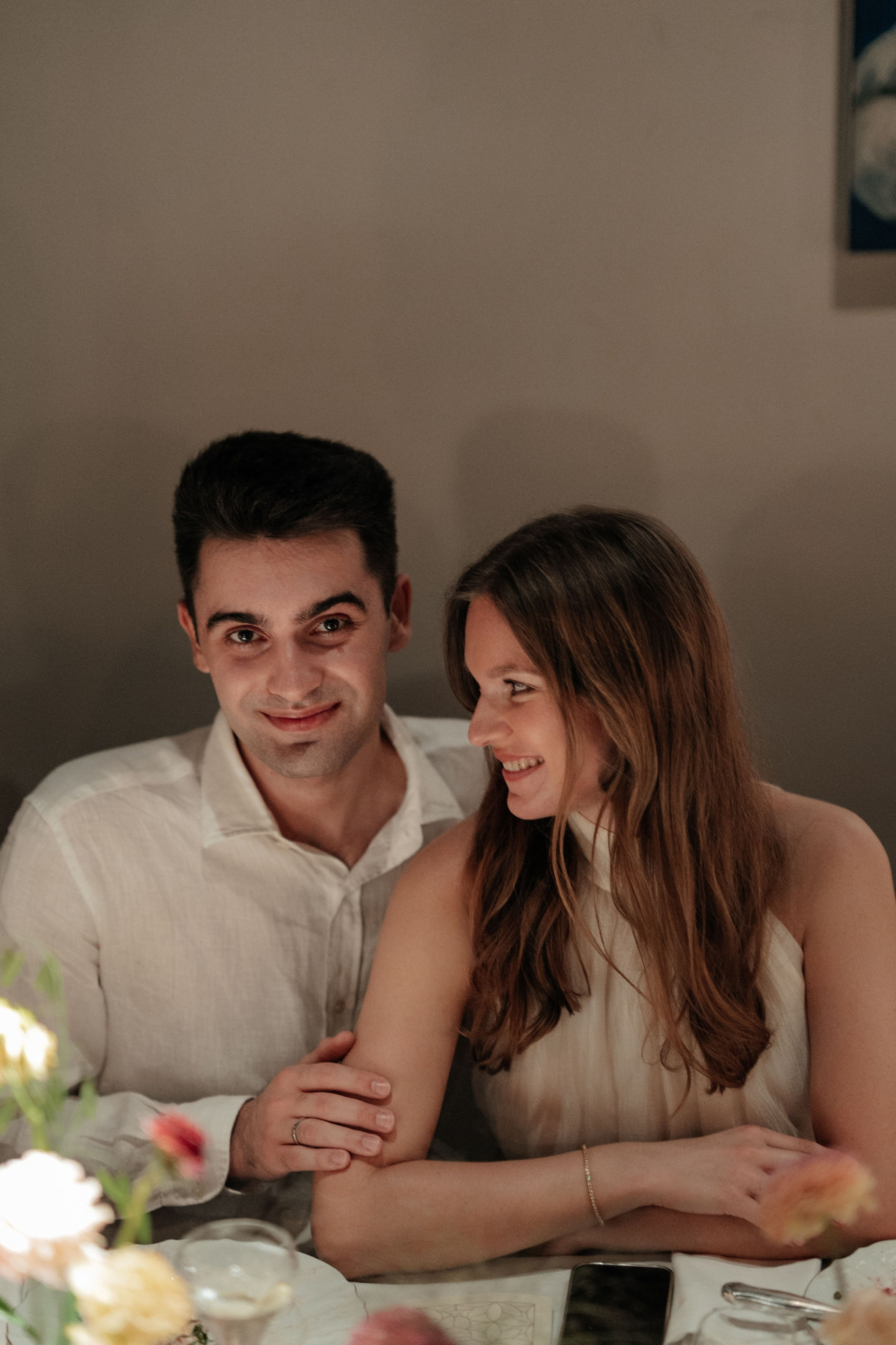 Свадебный ужин в кругу друзей/ ресторан Мина. Свадебный фотограф Москва Александра Аверкова