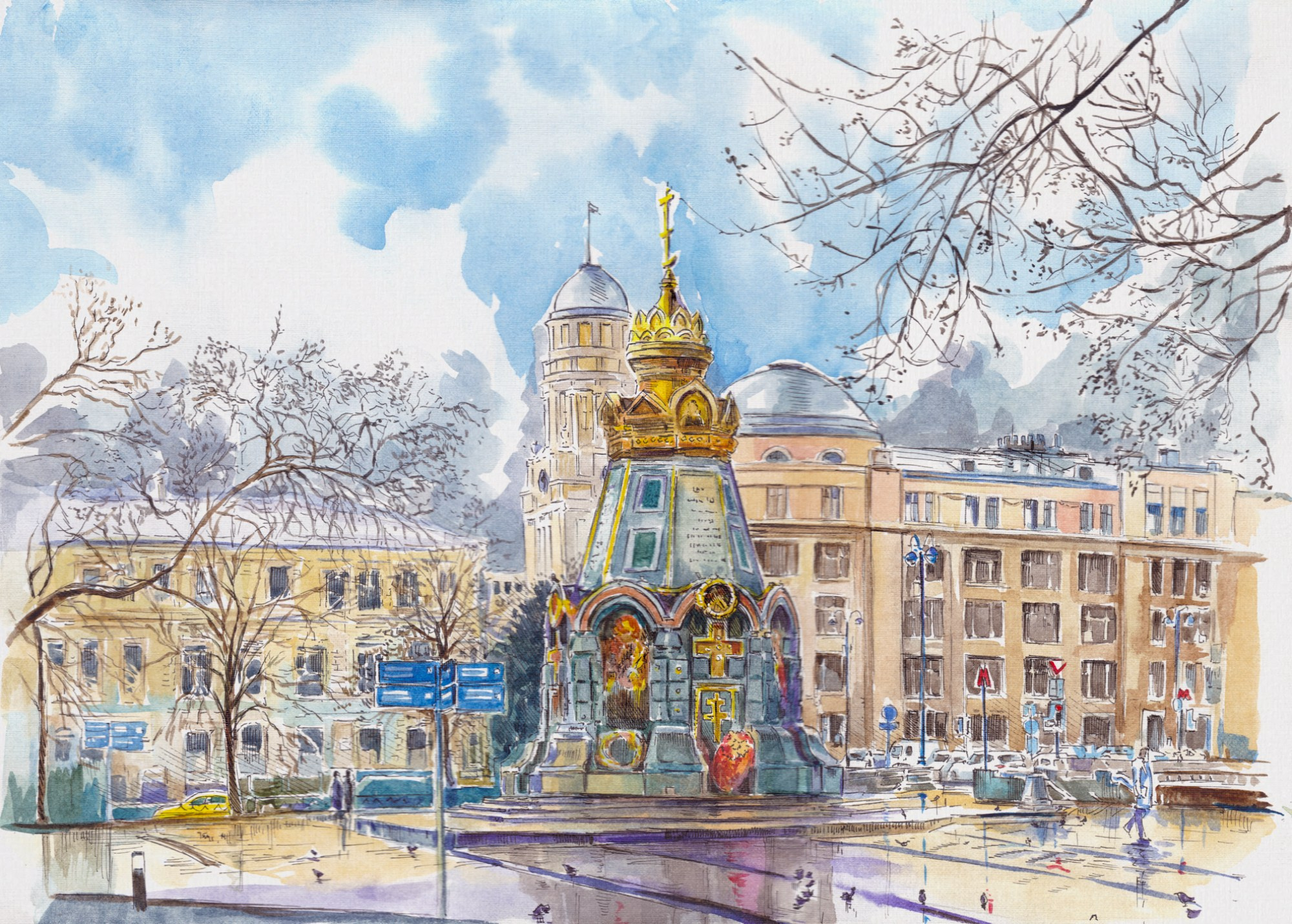 Москва 2018-2019. Художник Александр Петрунин