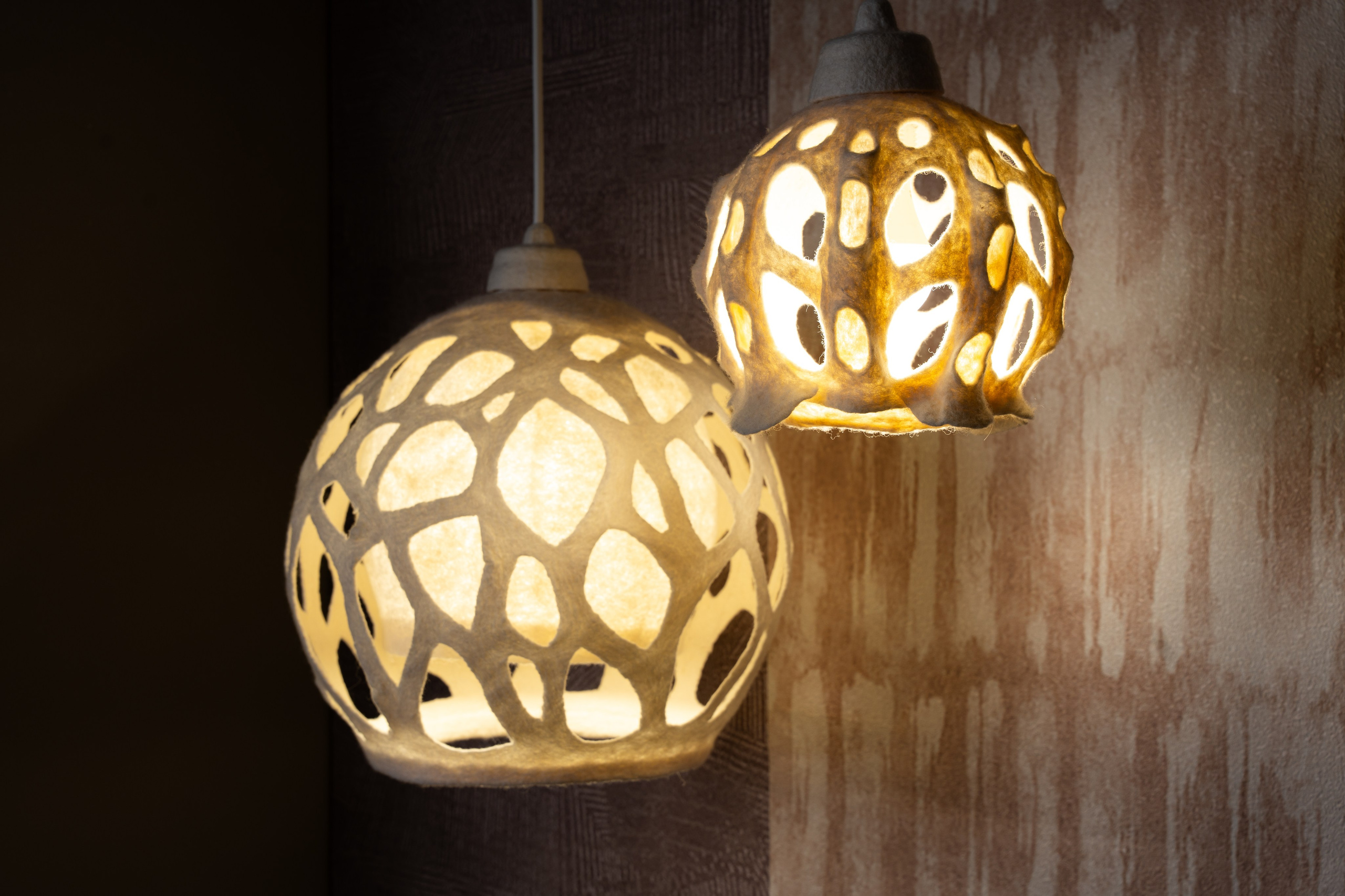 футуристичные декоративные плафоны с объемным светом