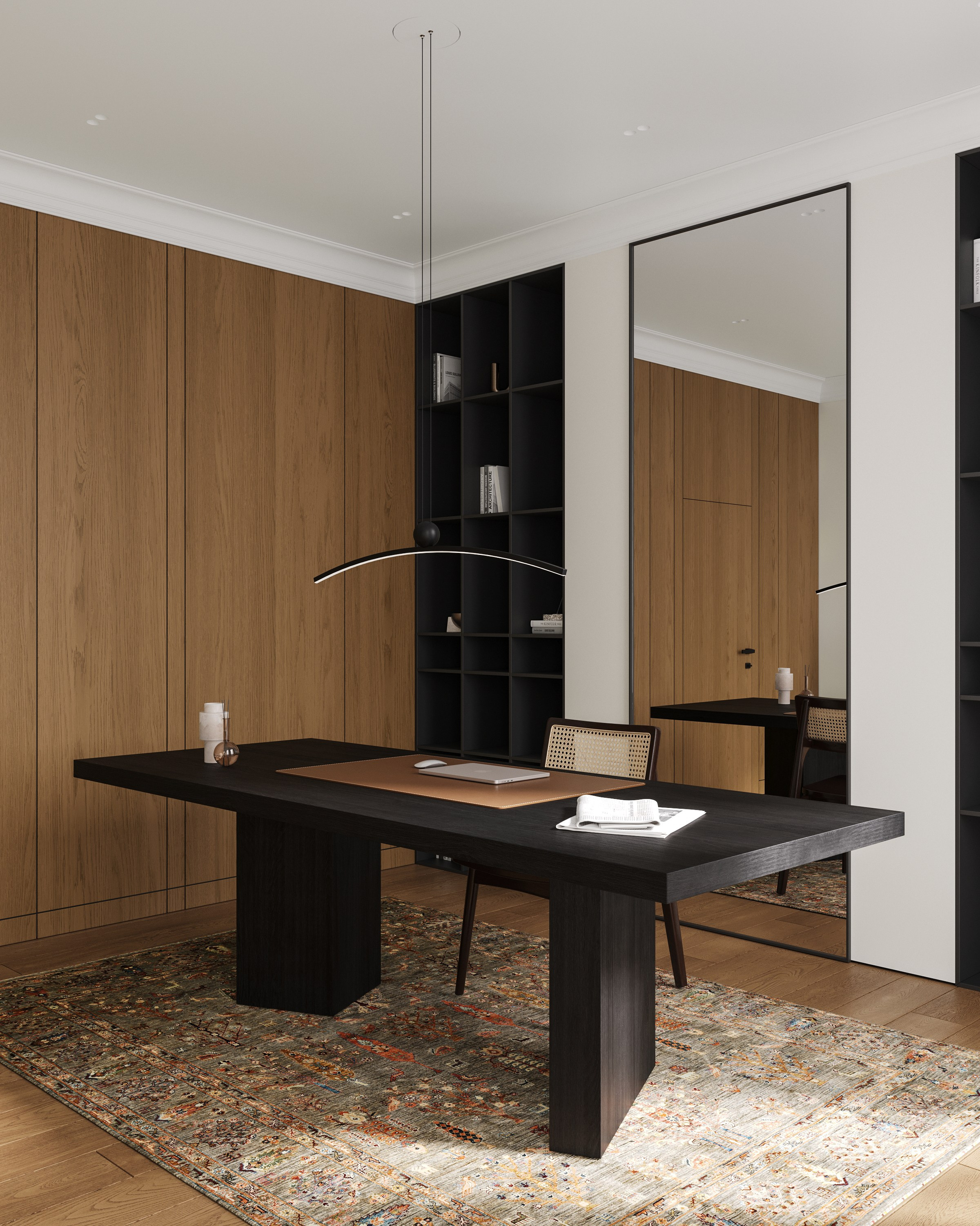 Концепт кабинета. 3D визуализатор