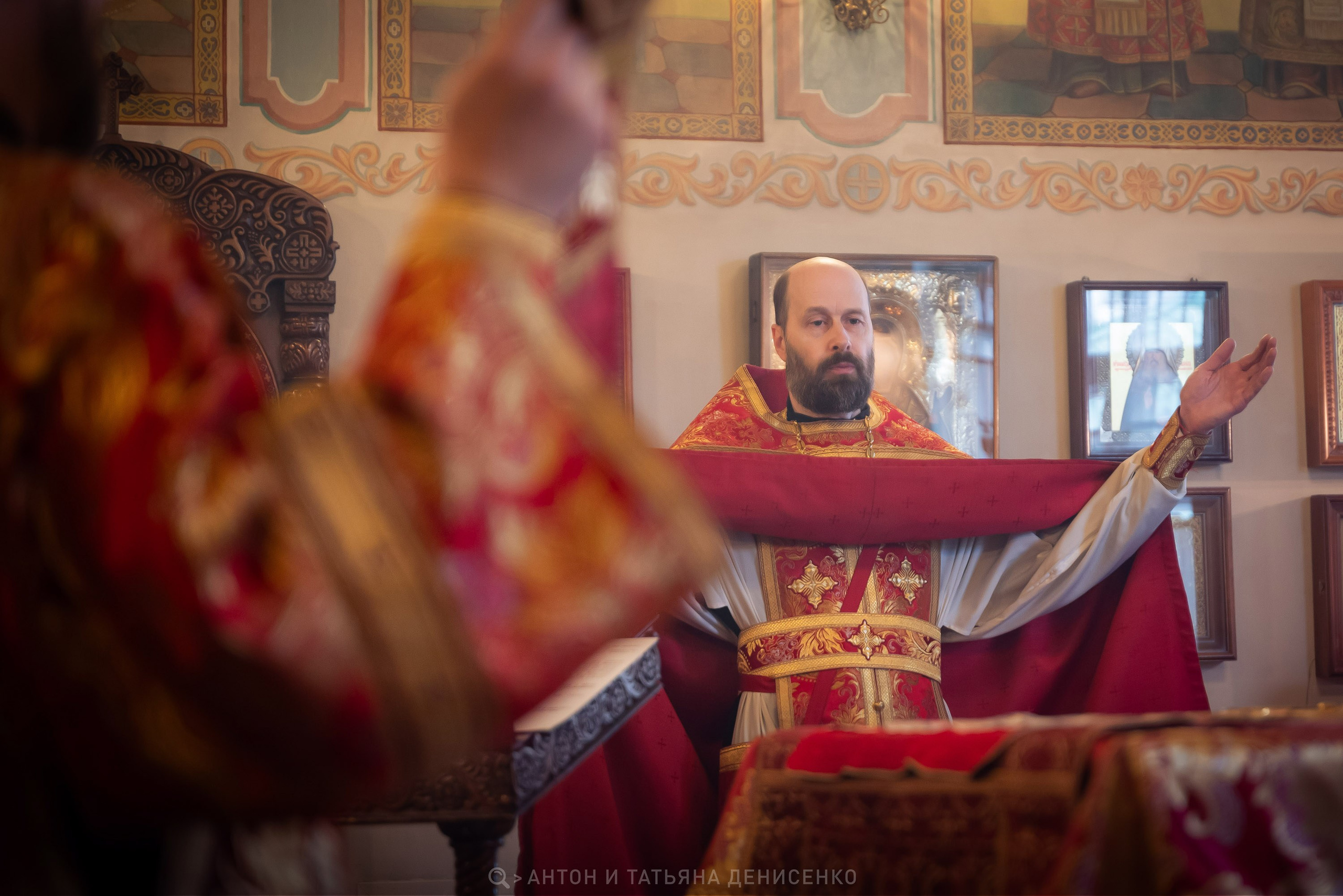 Храм Преображения Господня в Богородском. Антипасха. Антон и Татьяна Денисенко — В храме