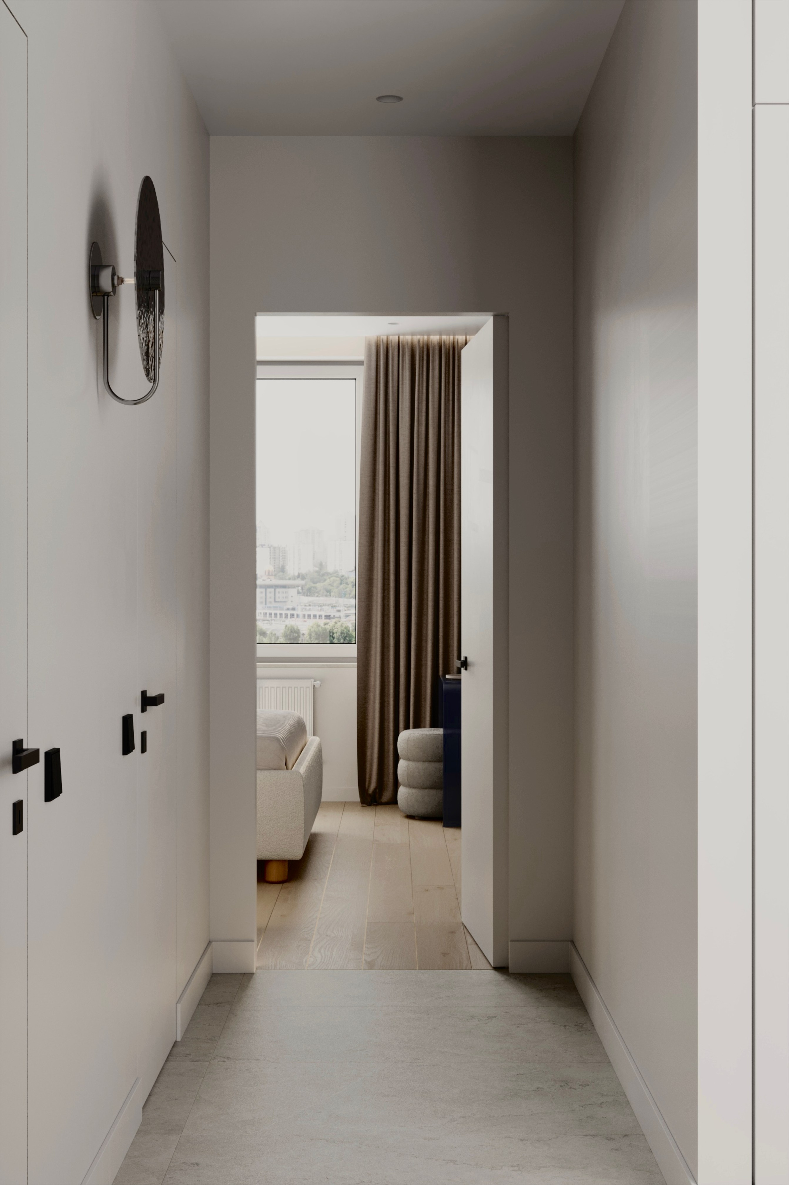 Light minimalistic interior 2. Cg artist Shchapov Dmitry