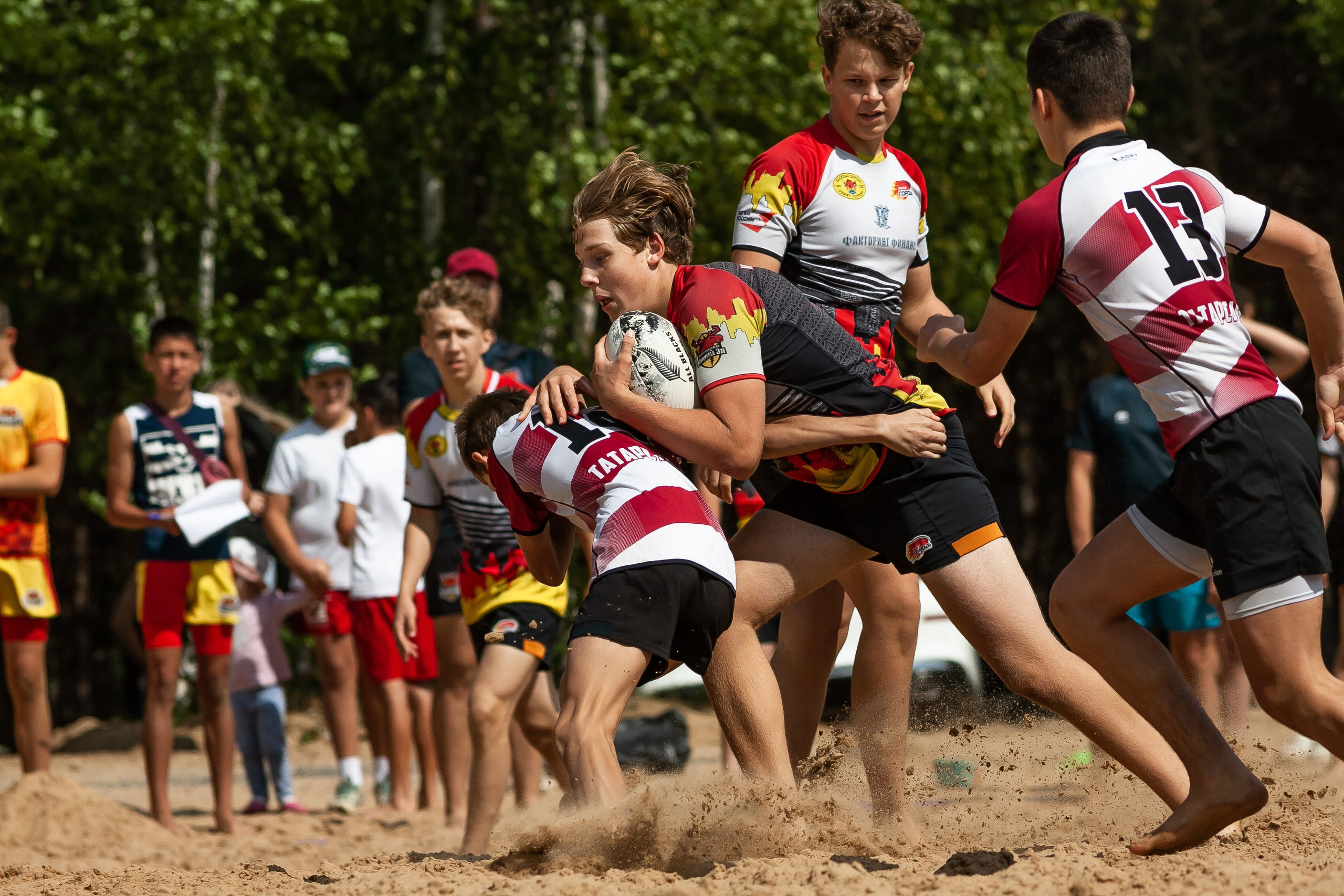 «Кубок «Молота» по пляжному Регби. Фотография