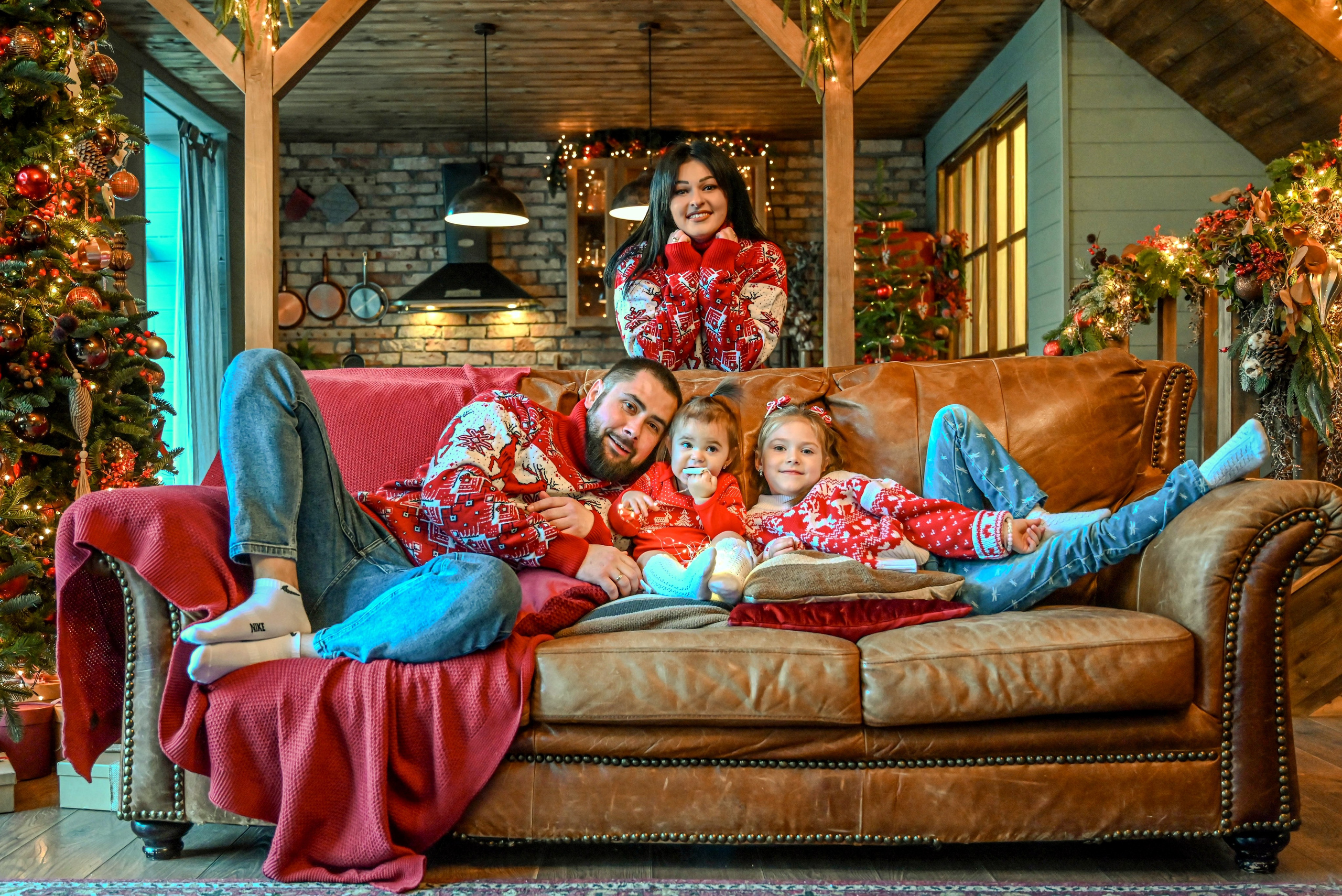 Леонида с семьёй в Шале. Семейный и детский фотограф Москва