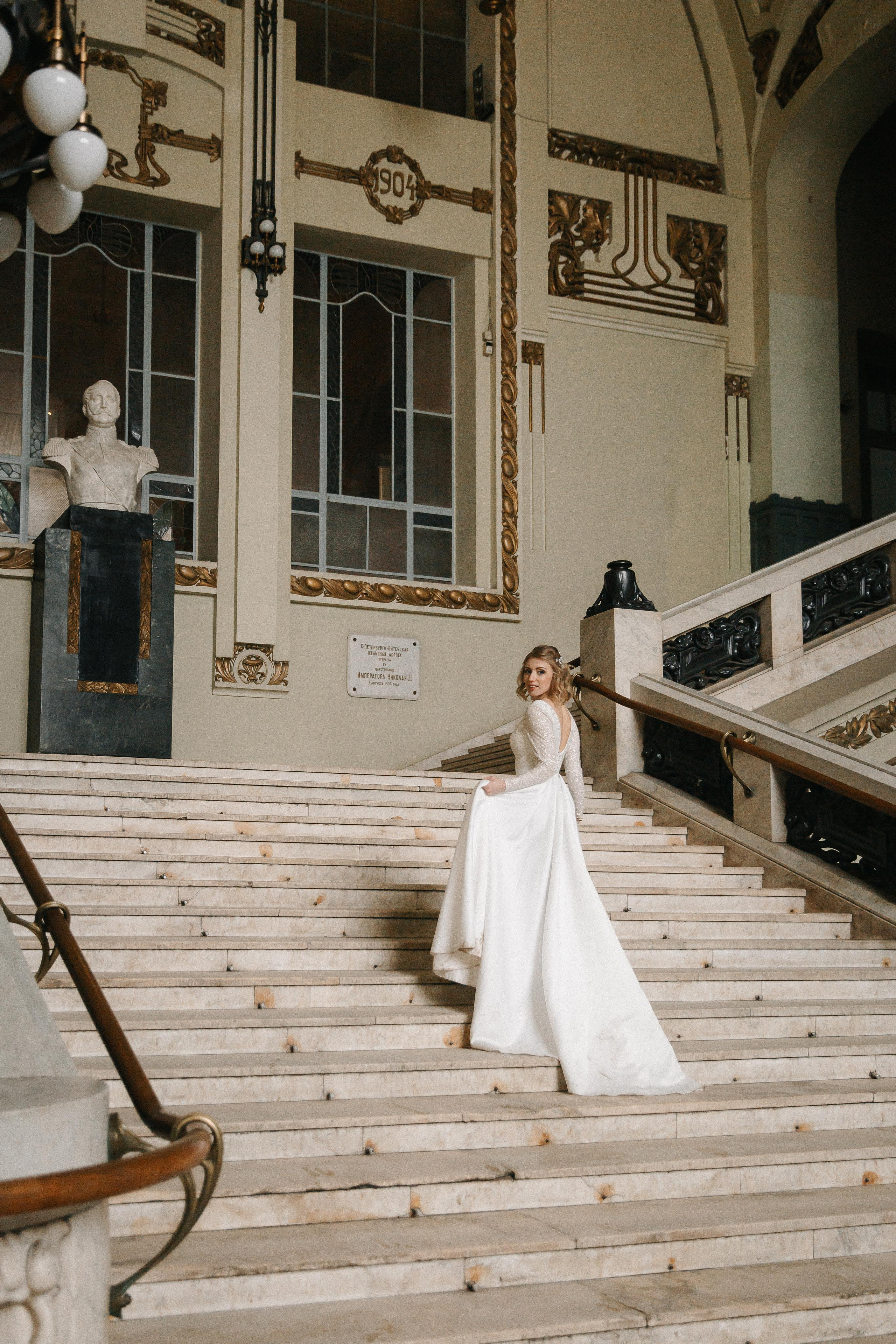 ЯНВАРЬ | Дворец № 1, Ботанический сад, Витебский вокзал. Свадебный фотограф в Санкт-Петербурге Полина Корзухина