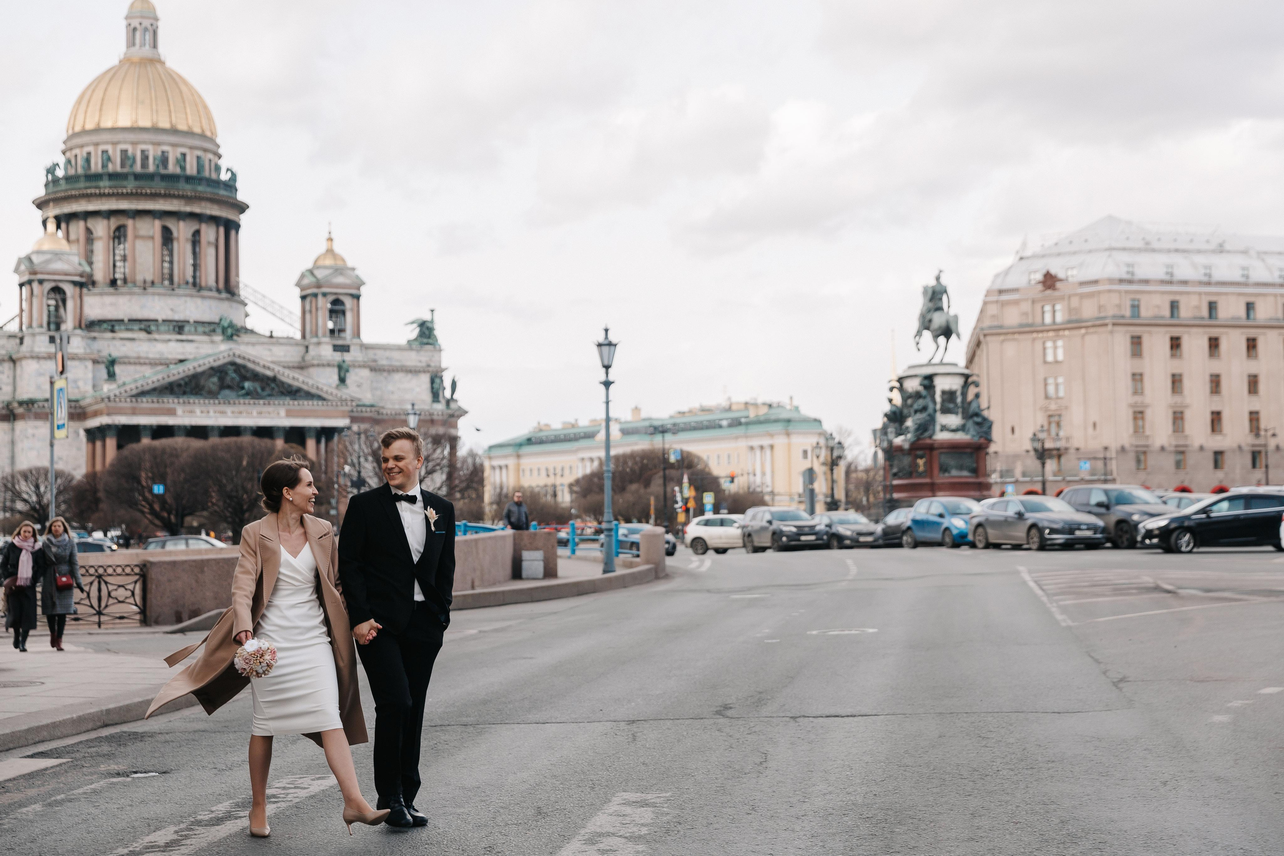 АПРЕЛЬ | Дворец № 1, Талион, Исаакий,. Свадебный фотограф в Санкт-Петербурге Полина Корзухина
