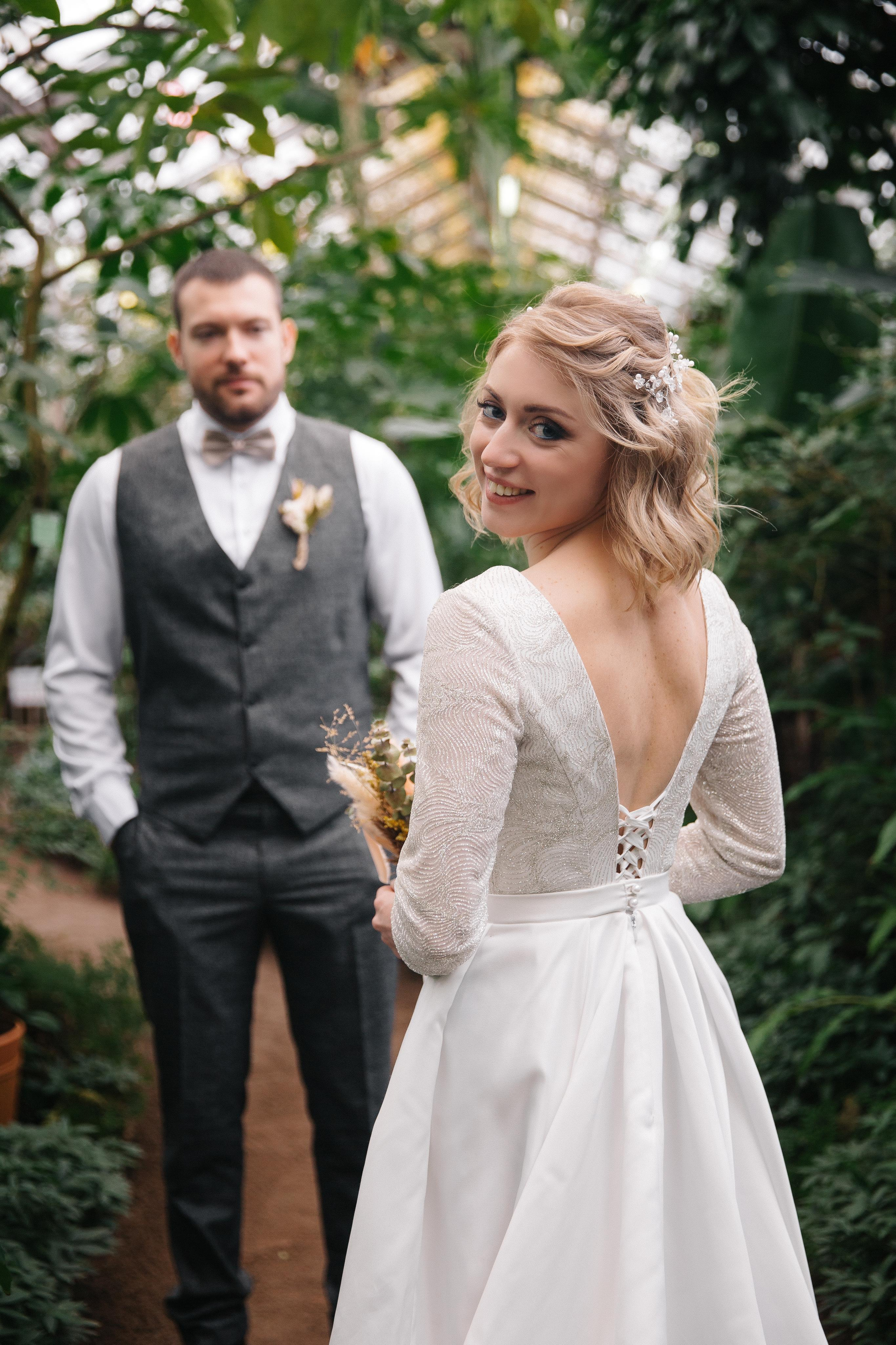 ЯНВАРЬ | Дворец № 1, Ботанический сад, Витебский вокзал. Свадебный фотограф в Санкт-Петербурге Полина Корзухина