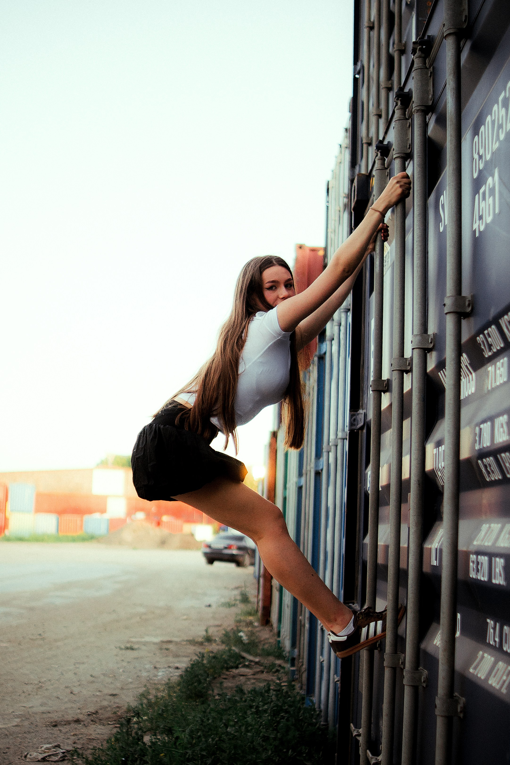 Уличная фотосессия для Николь в Новосибирске. Фотограф в Новосибирске Владислав Унтерберг