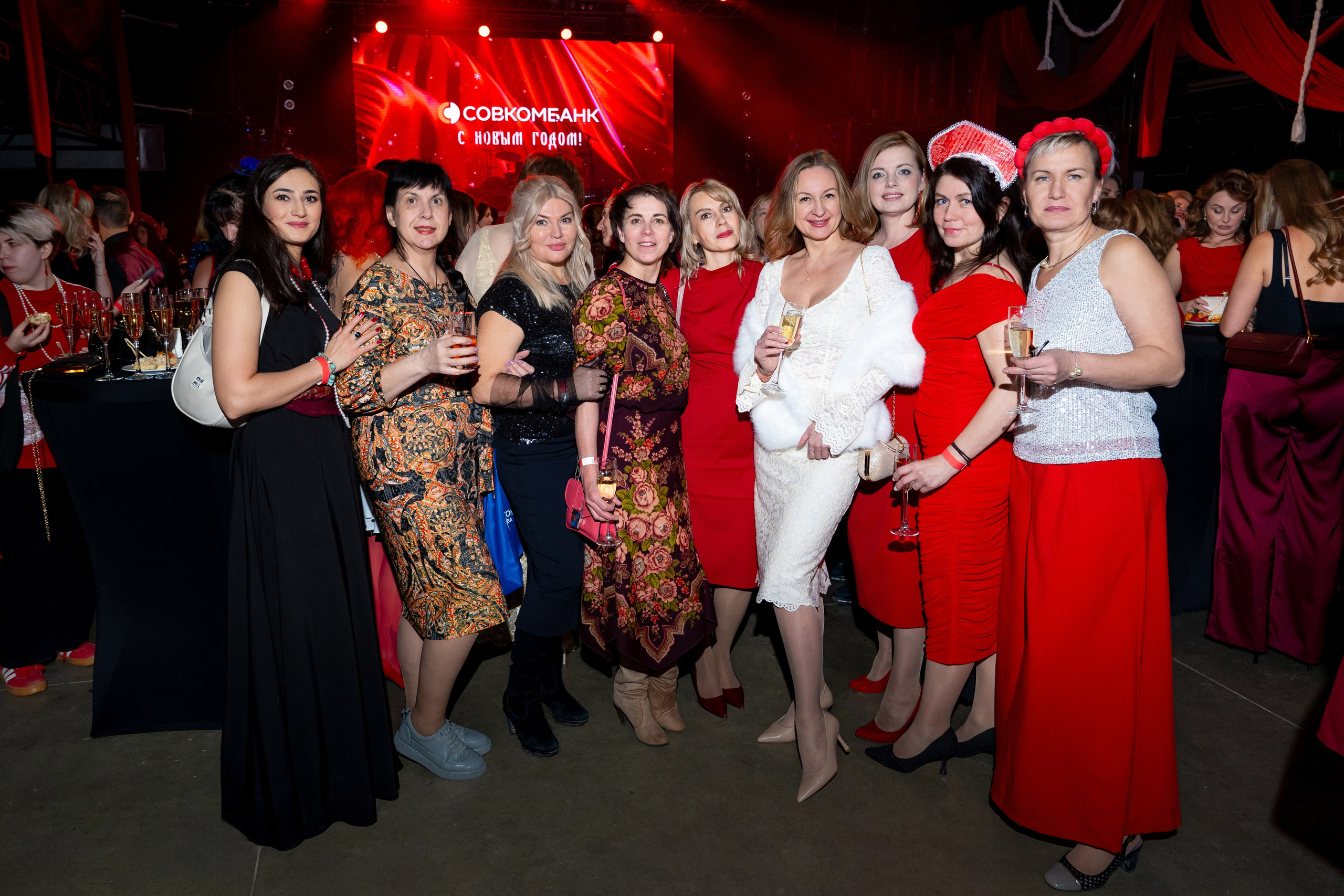 Новогодний корпоратив Совкомбанк 2025. Фотограф в Екатеринбурге Юрий Кутаев