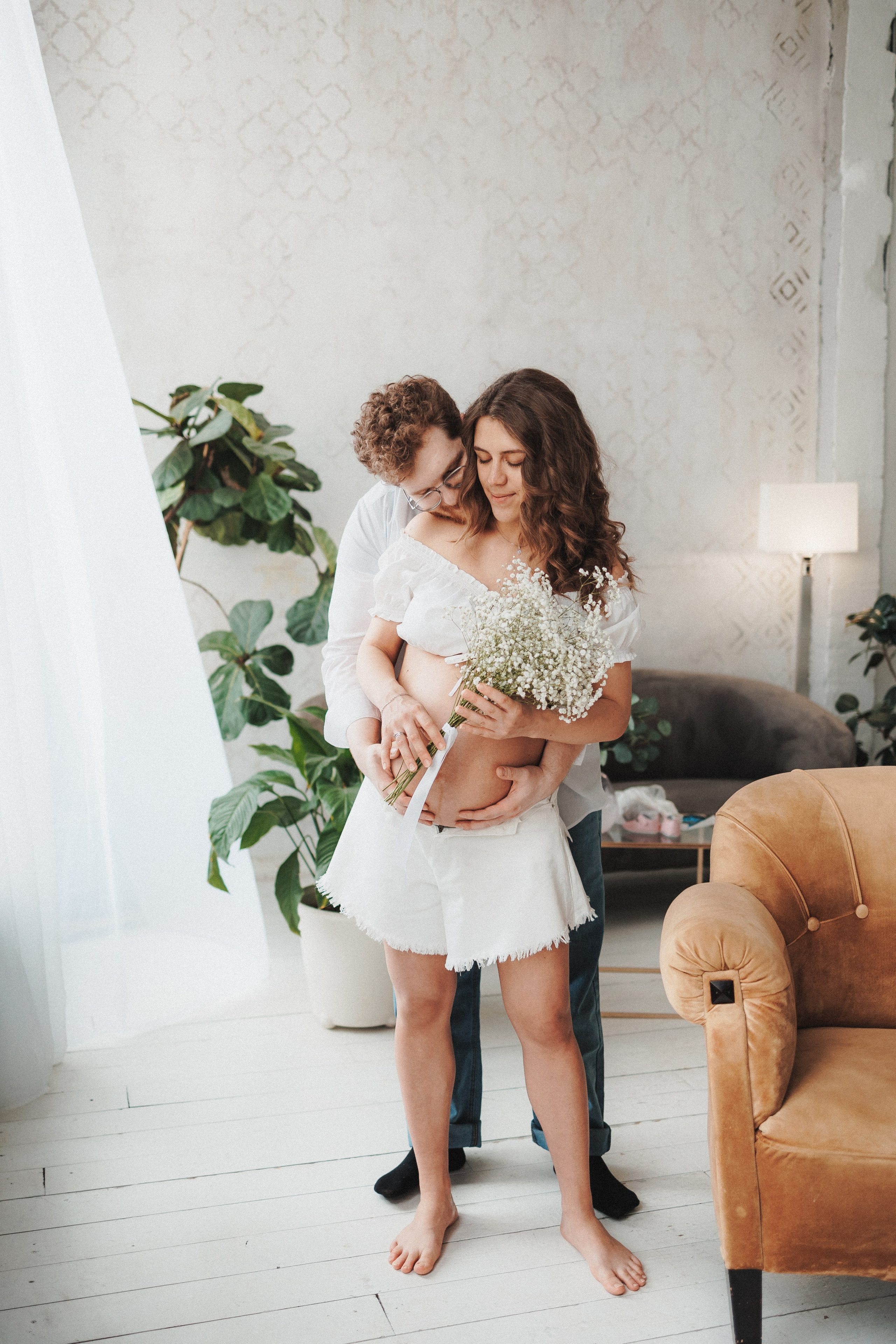 Любовь — это когда ты под сердцем носишь его ребенка. Фотограф Москва Светлана Кирюшина